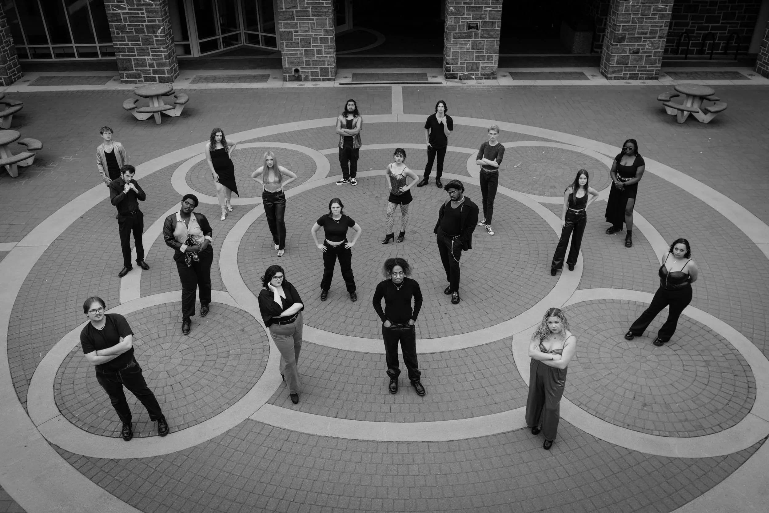 Low Key Acapella Photoshoot Image featuring Keymates from the 2023-2024 School Year. 

Photo Source: Ryan Michalowicz