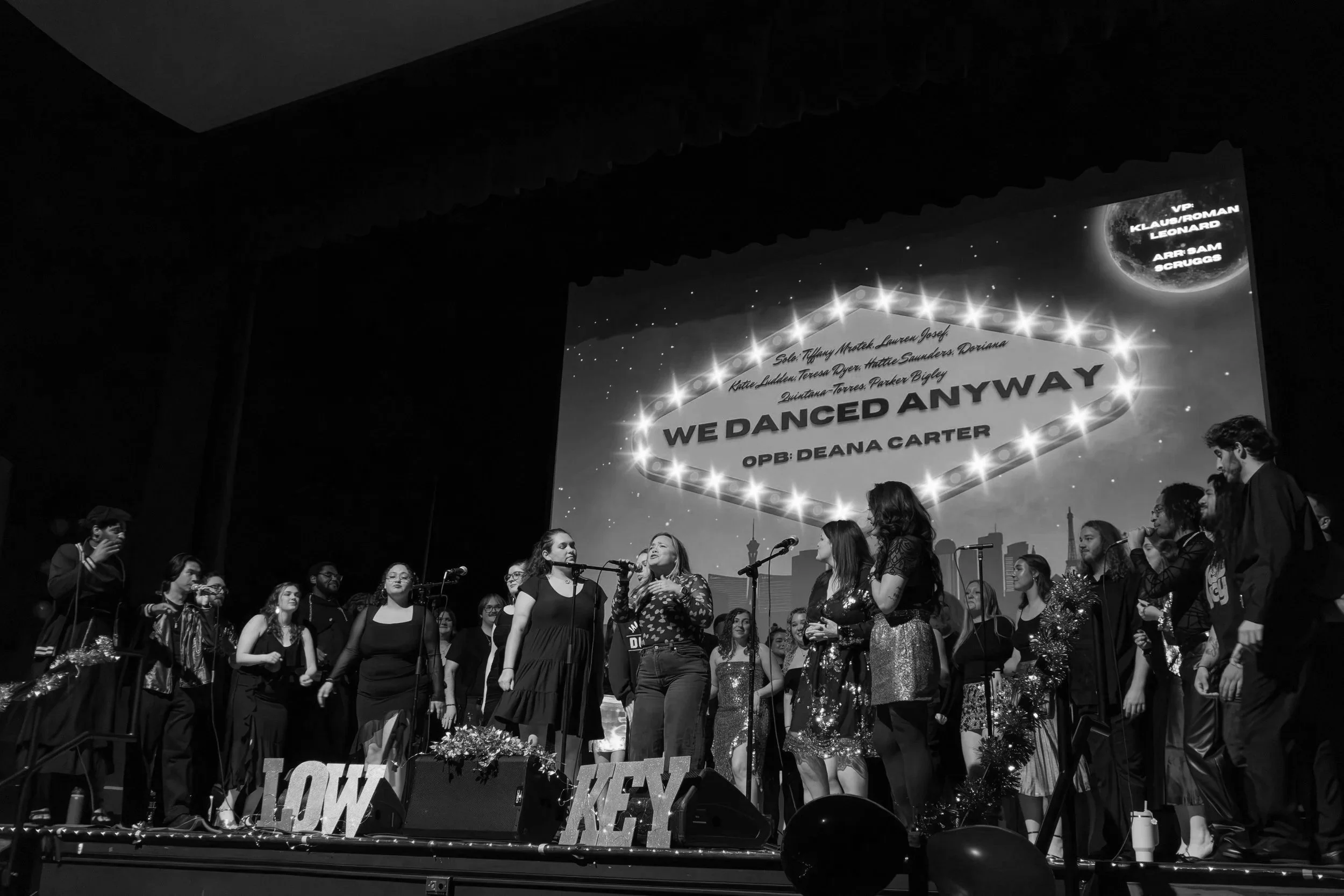 Low Key Acapella's 25th Anniversary Reunion Concert Performance Image.

Photo Source: Ryan Michalowicz