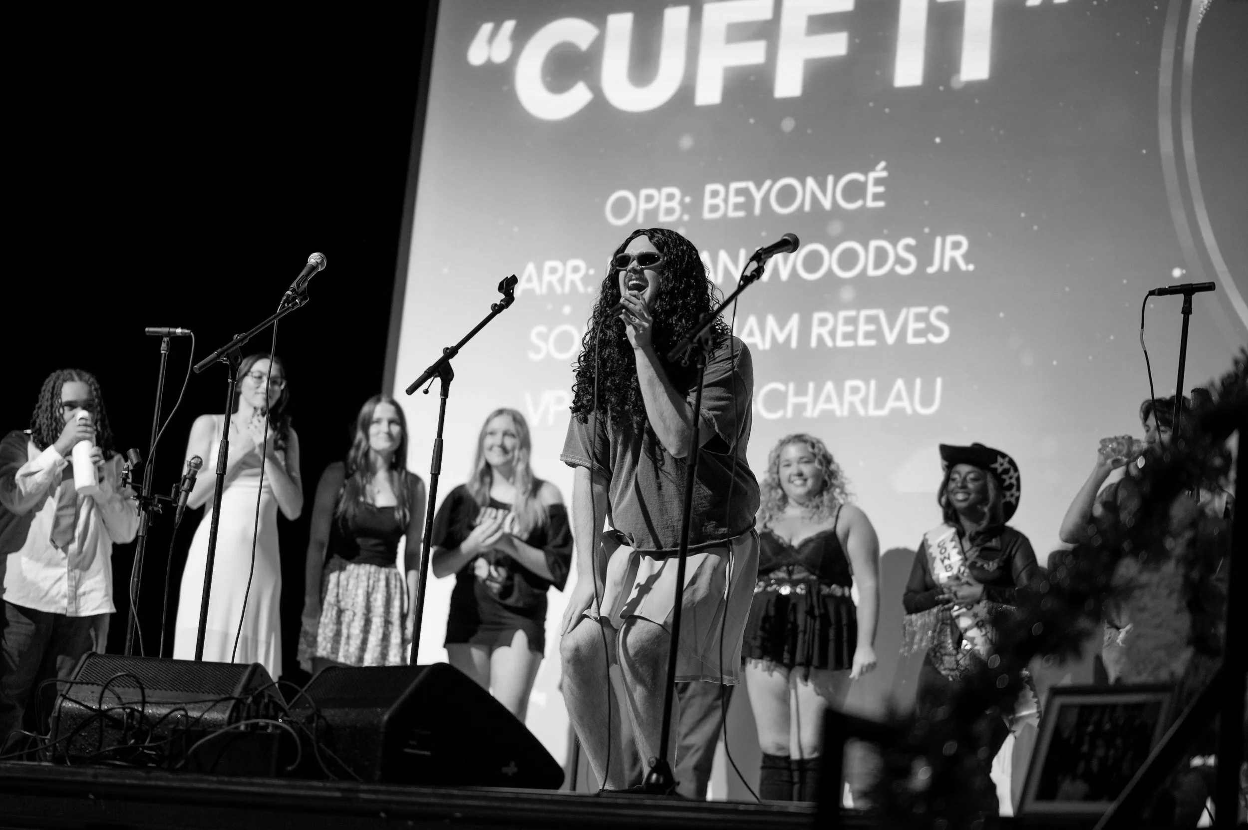 William Reeves and Low Key Acapella performing "CUFF IT" at their Fall 2025 Concert "The Gramm-Keys". 

Photo Source: Landon Shackelford