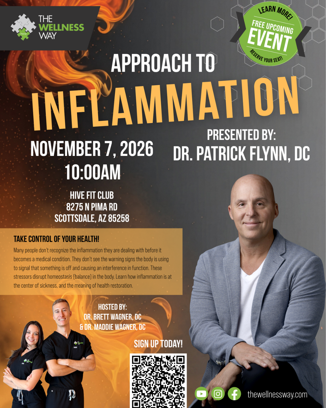 Dr. Patrick Flynn Presents The Wellness Way Approach to Inflammation