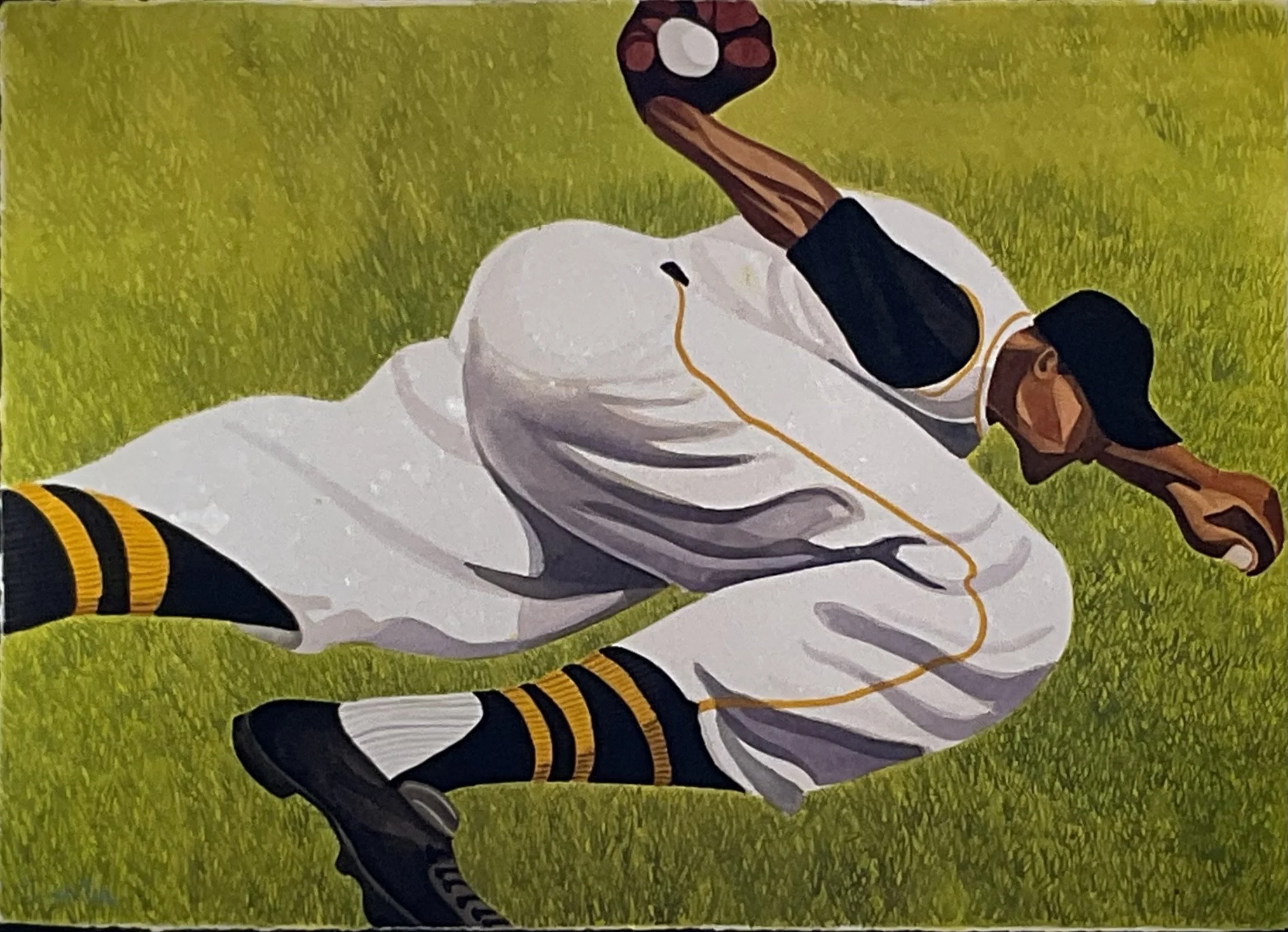 The catch Roberto Clemente