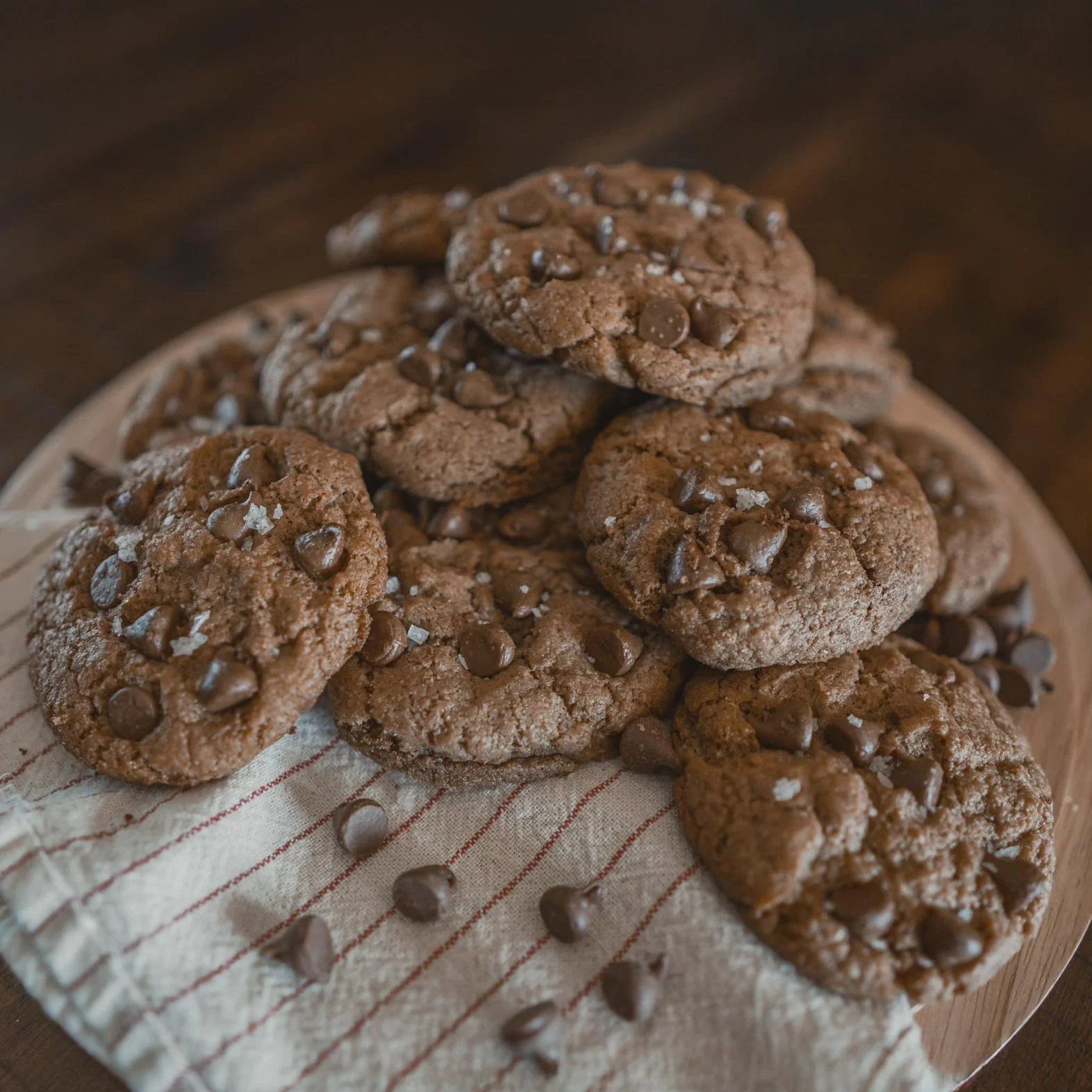 Organic 100% Freshly Milled Chocolate Chip Cookies 12 Pack