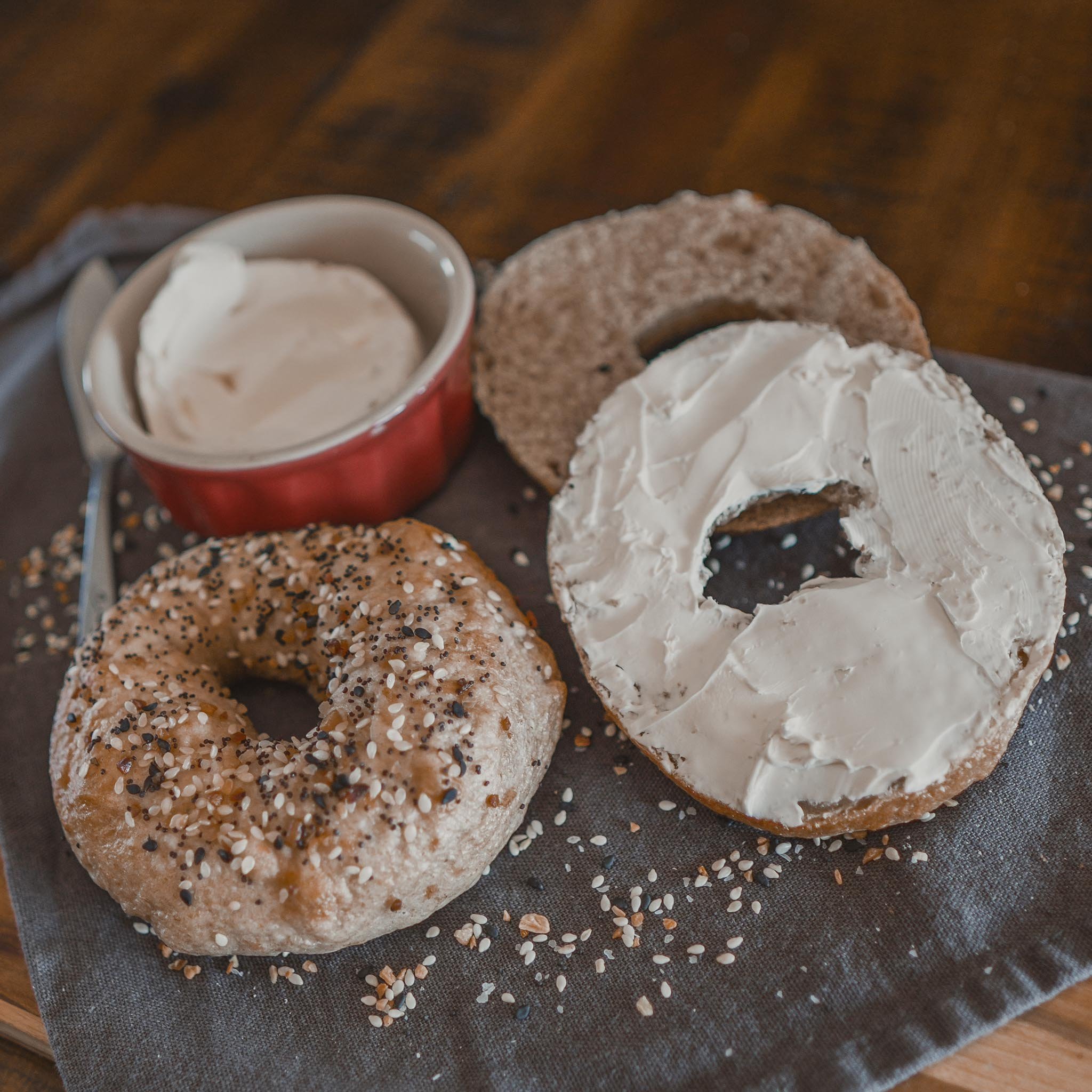 Organic Everything Sourdough Bagels 8 Pack