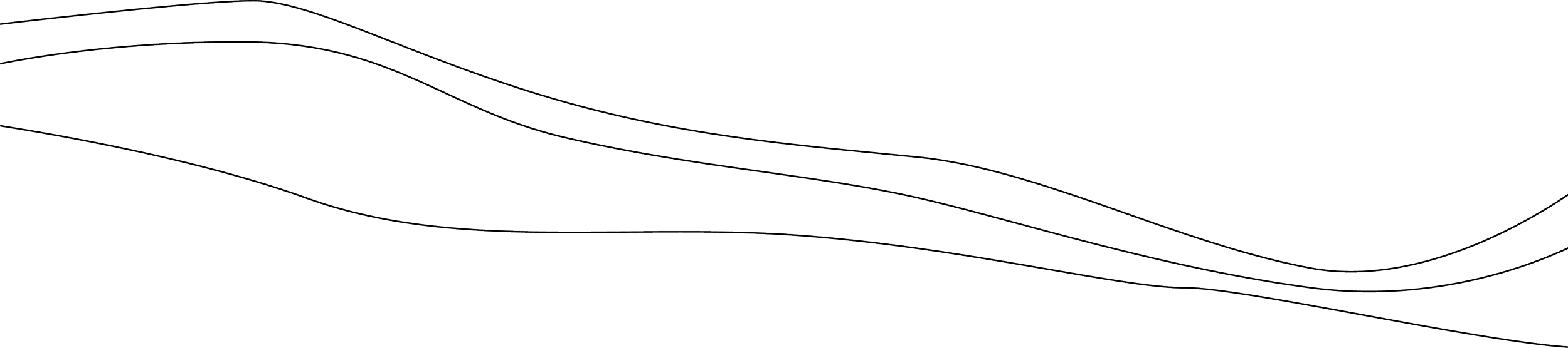 Black background with white wavy lines crossing horizontally.