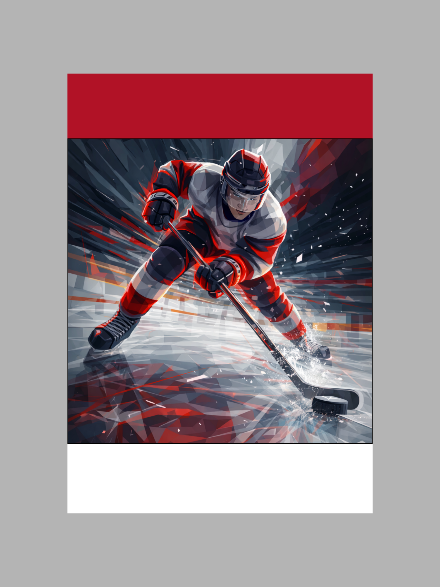 Hockey Power — Great Lakes Grit Graphic Sports Art Print & T-Shirt