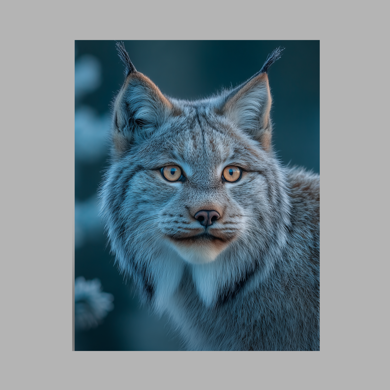 Cinematic Wildlife Art T-Shirt — Atmospheric Animal Portrait