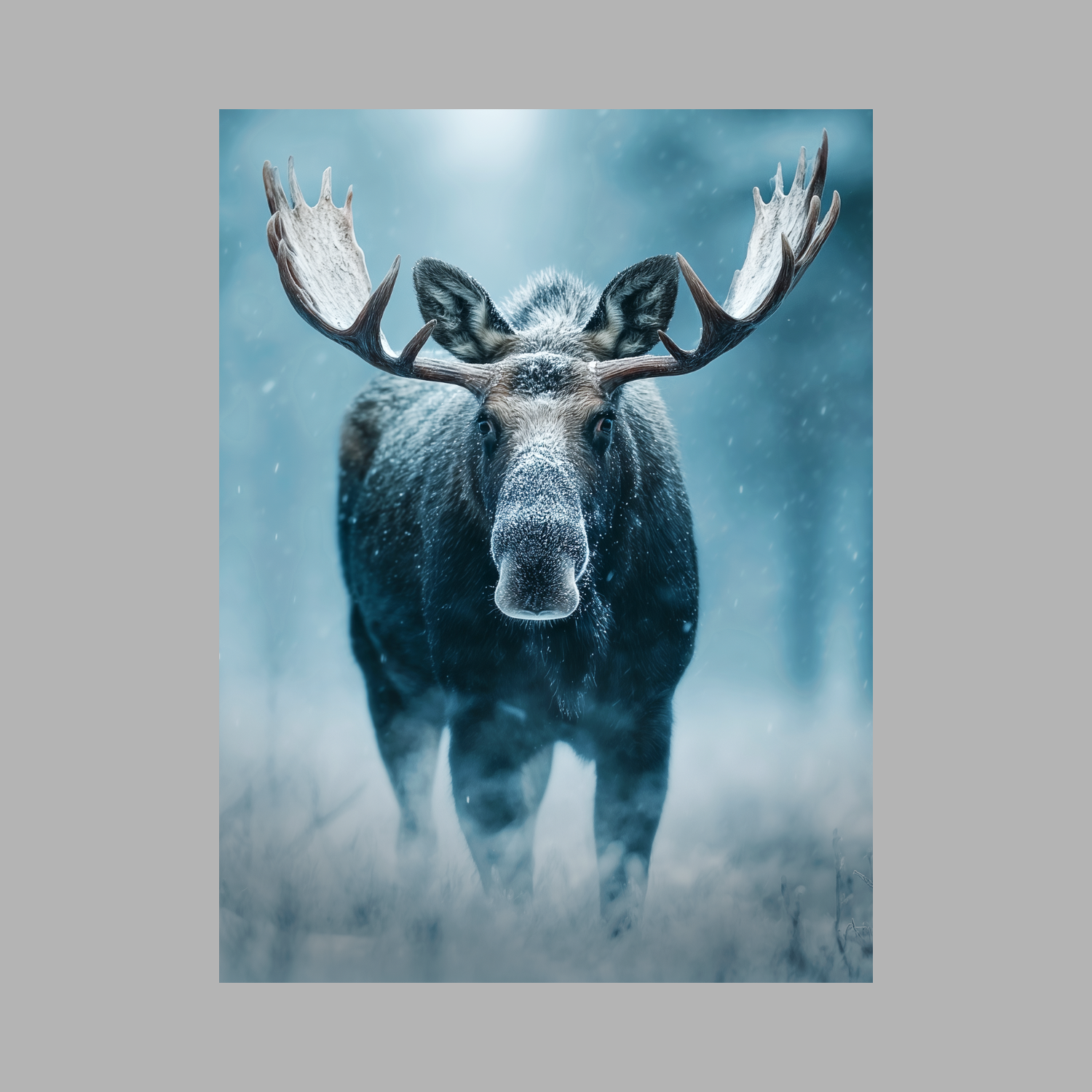Cinematic Wildlife Art T-Shirt — Atmospheric Animal Portrait