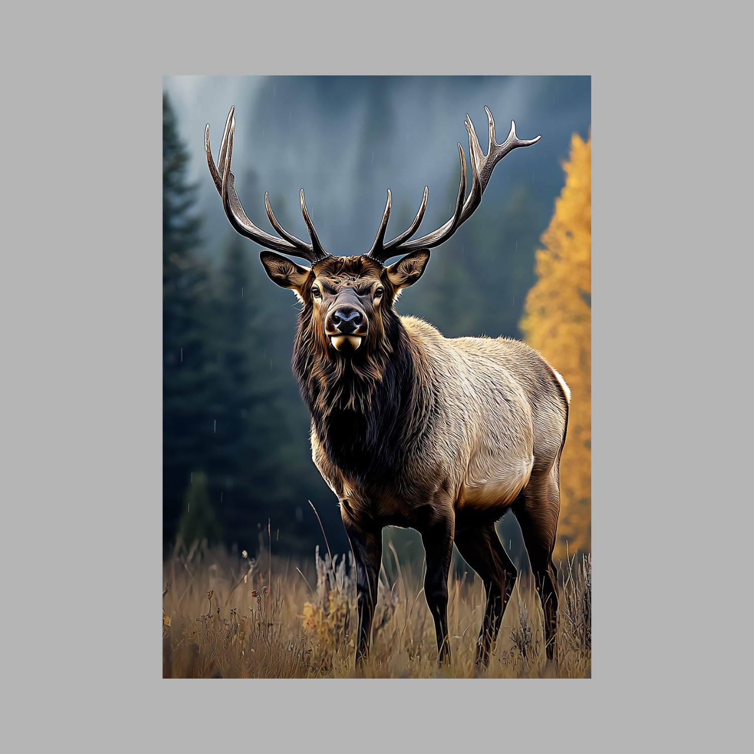 Cinematic Wildlife Art T-Shirt — Atmospheric Animal Portrait