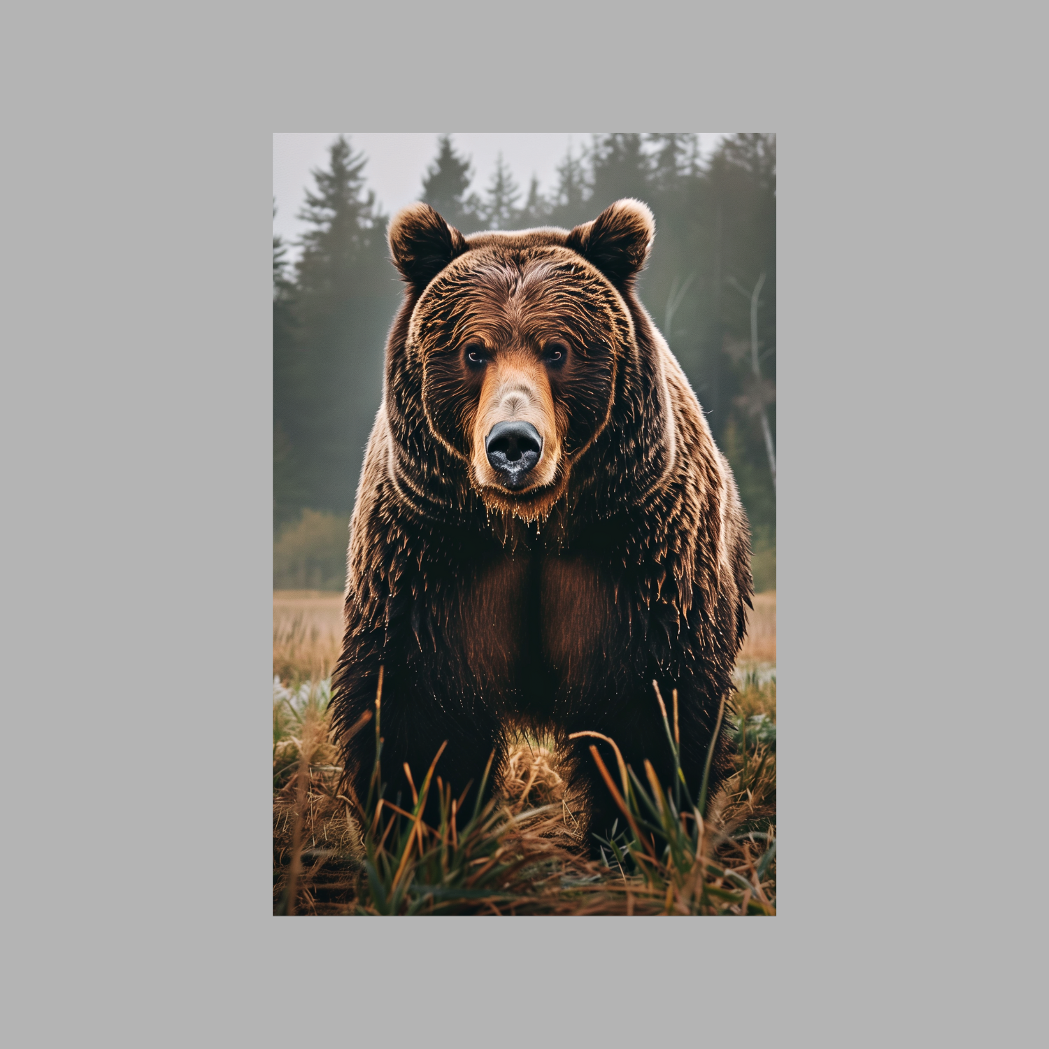 Cinematic Wildlife Art T-Shirt — Atmospheric Animal Portrait