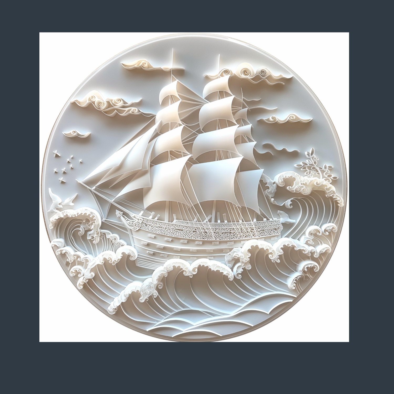 Filigree Heirloom Ship – 1920 Maritime Museum Edition