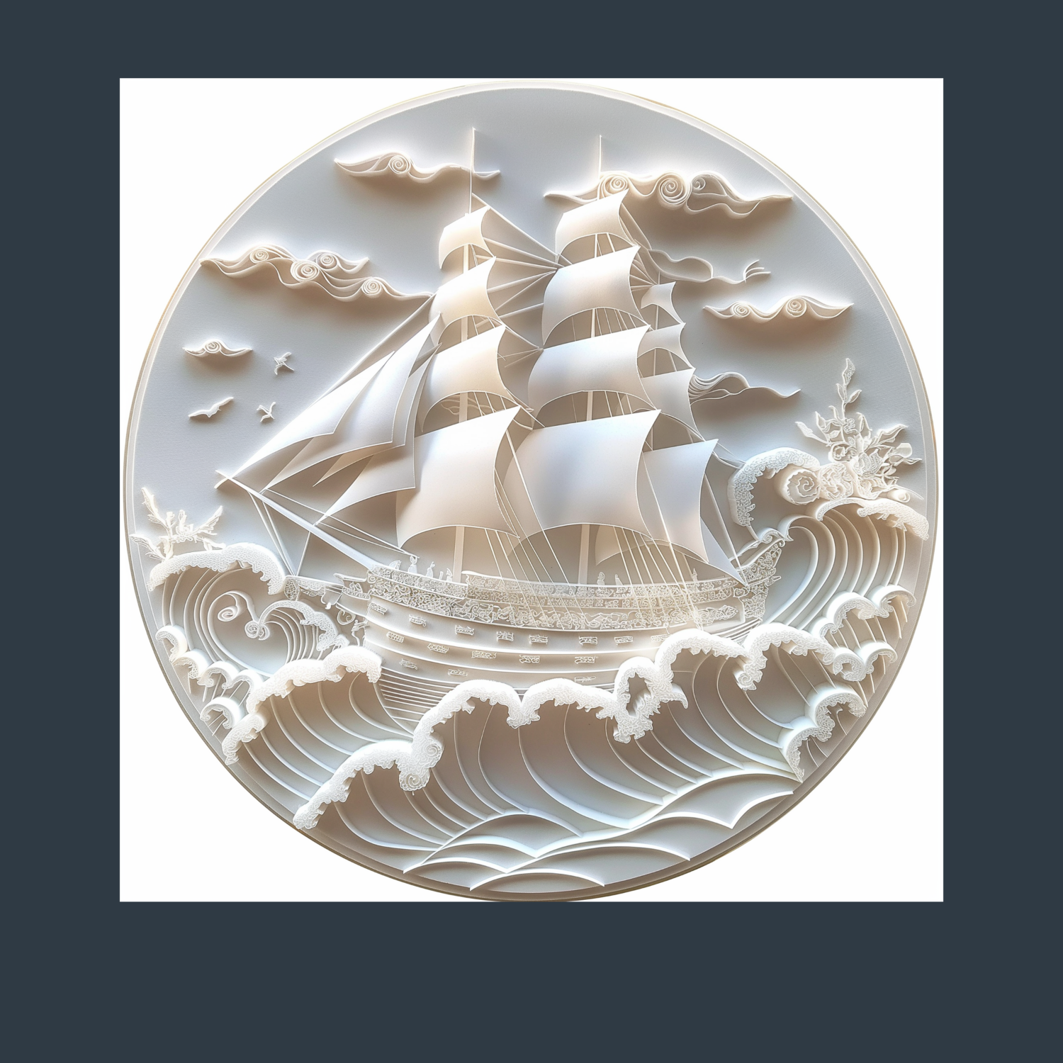 Filigree Heirloom Ship – 1920 Maritime Museum Edition