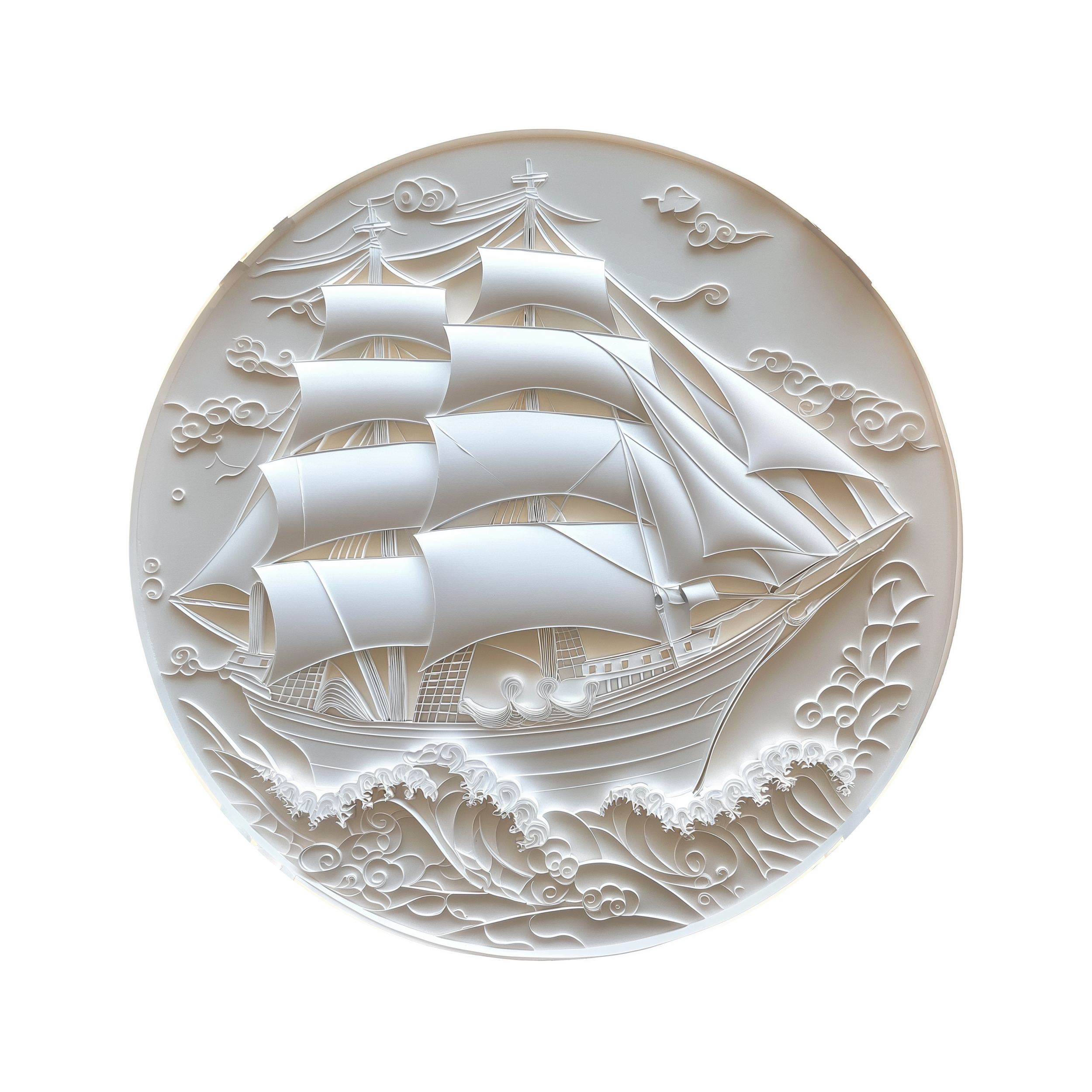 Filigree Clipper Ship — Heritage Series I