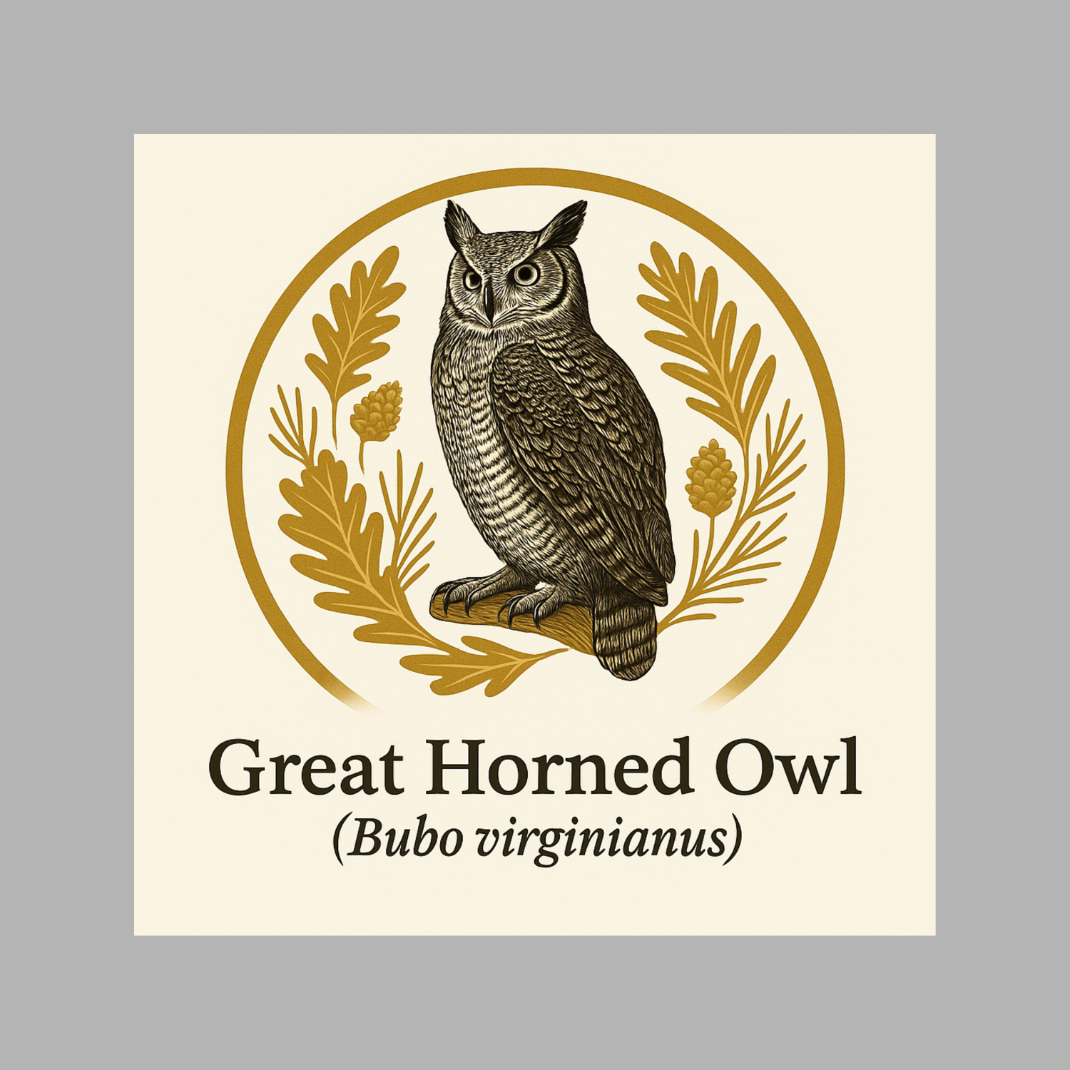 Great Horned Owl – Wildlife Art Print