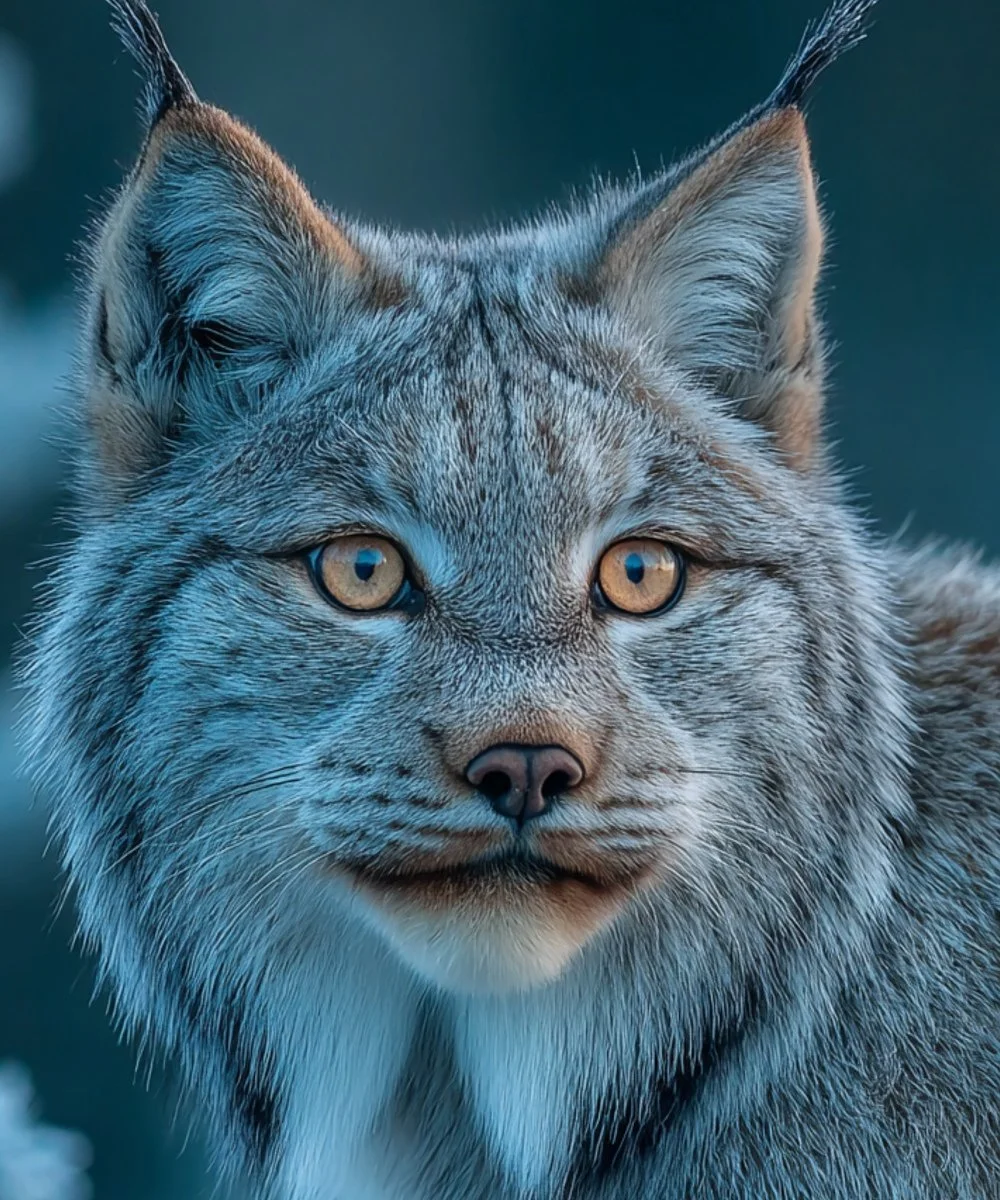 Canadian Lynx Close up