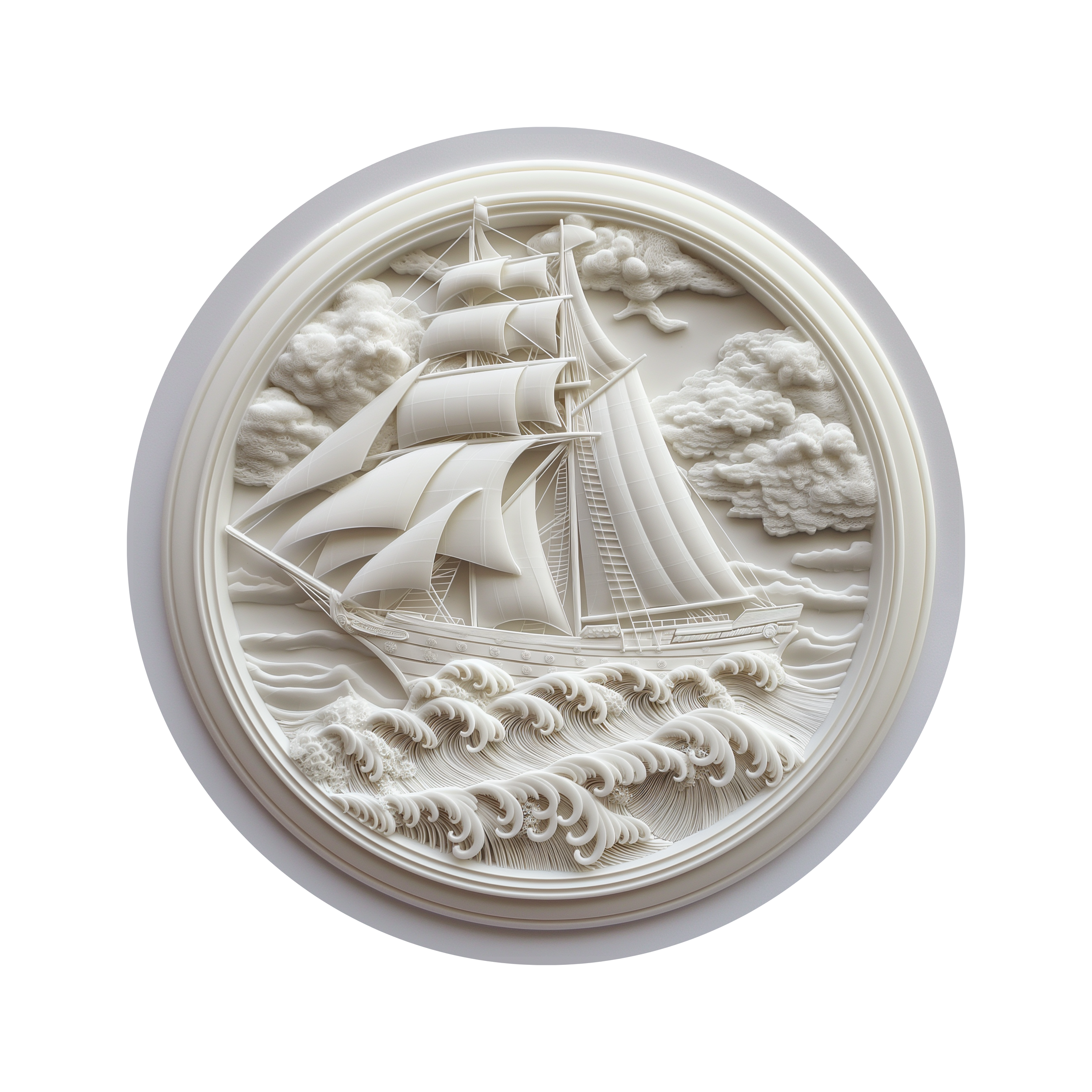 Filigree Clipper Ship — Heritage Series I