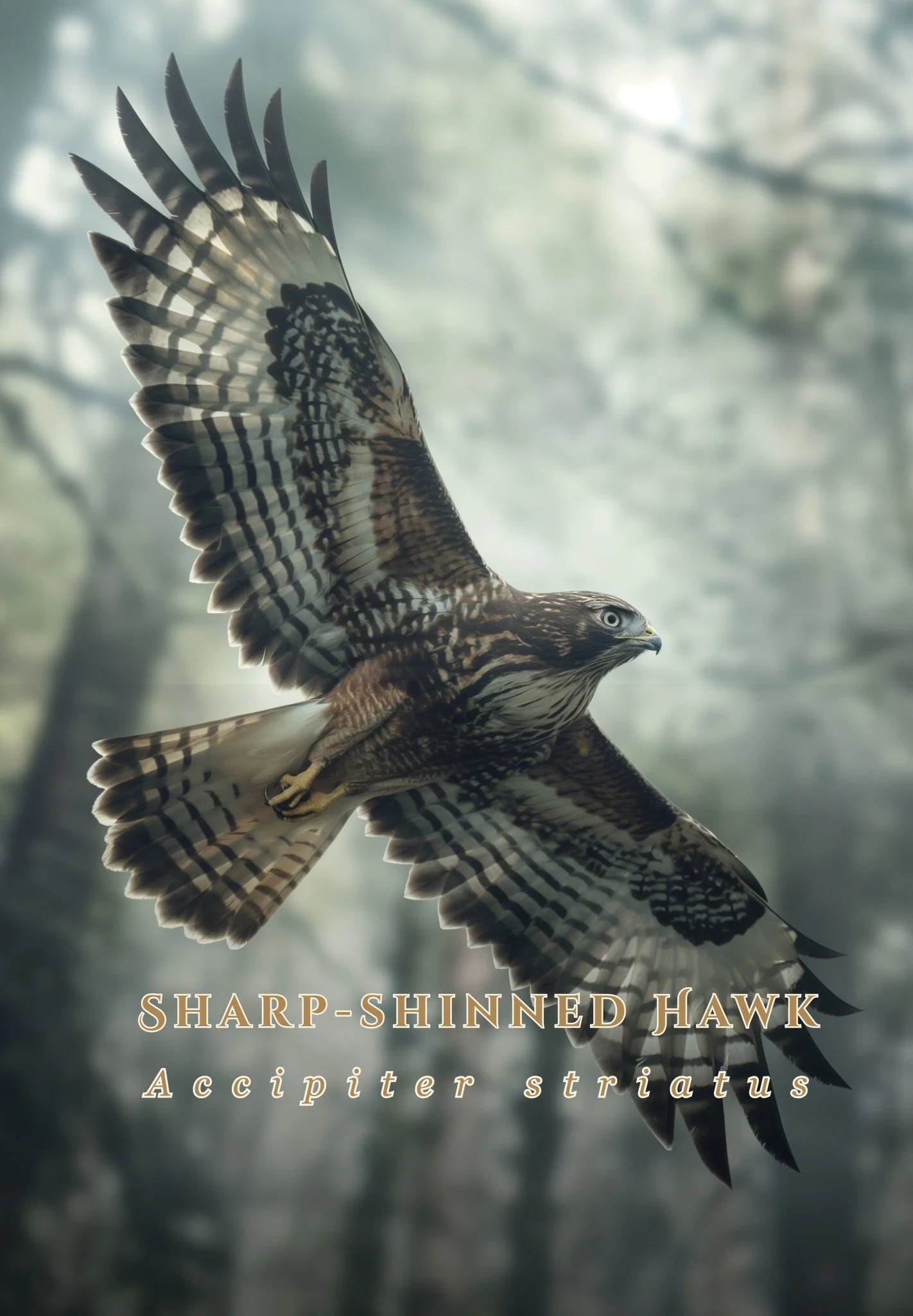 Sharp-shinned Hawk -Fine Art Print