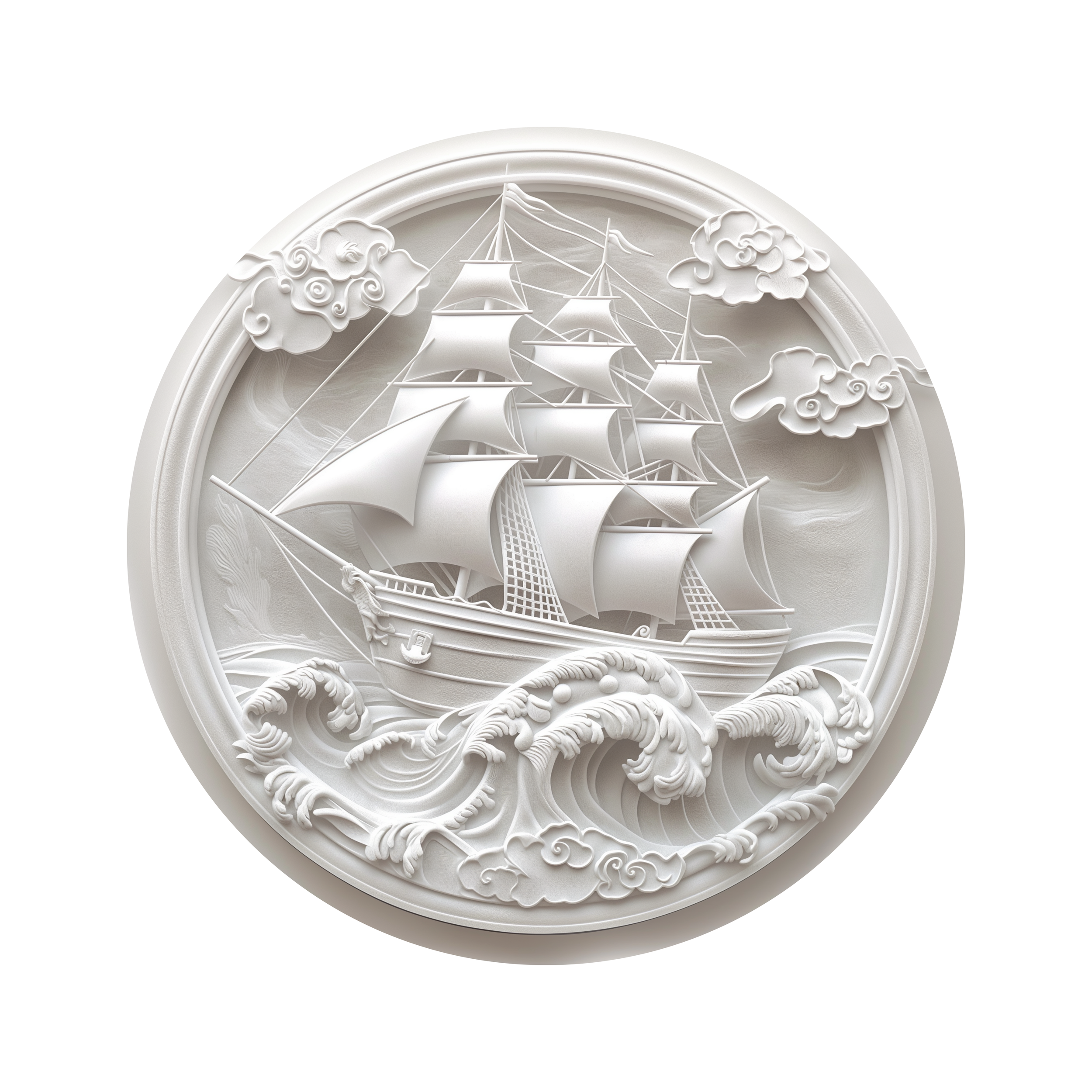 Filigree Clipper Ship — Heritage Series I