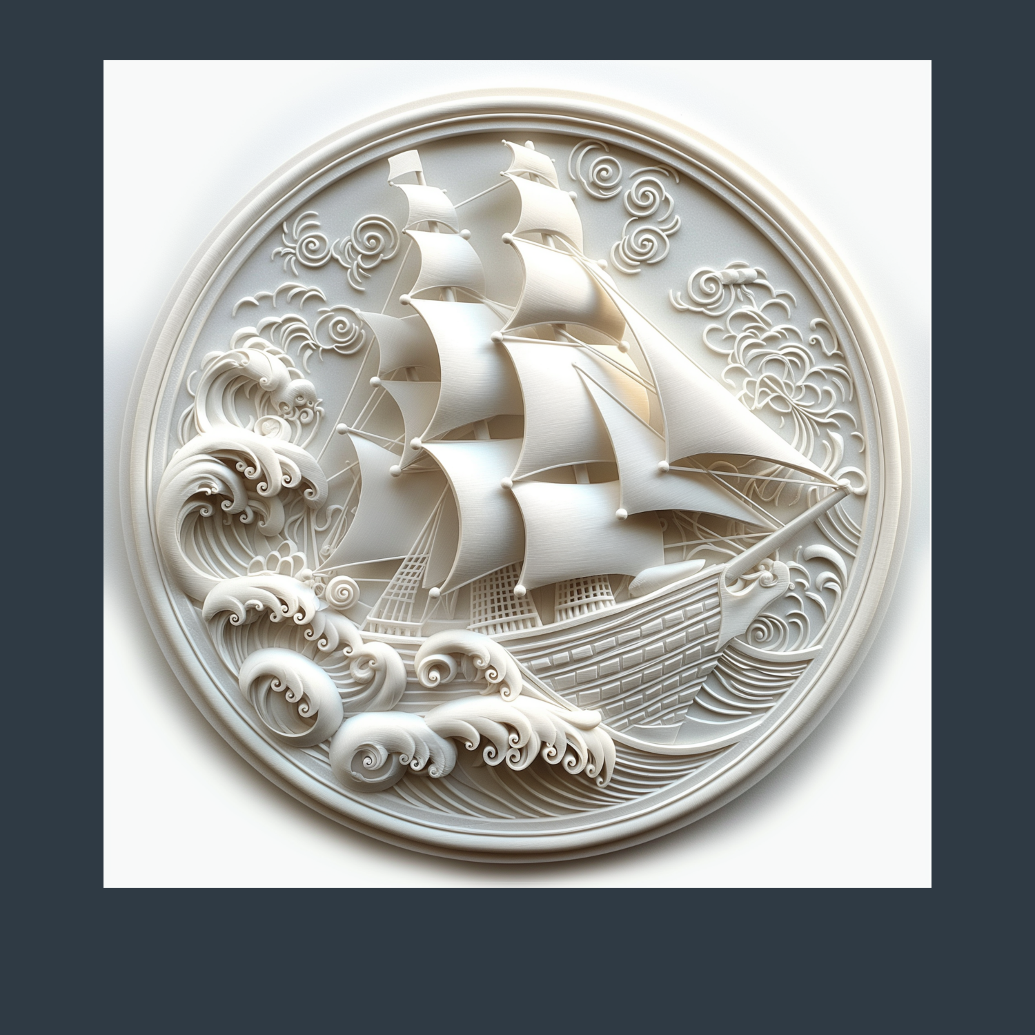 Filigree Heirloom Ship – 1920 Maritime Museum Edition