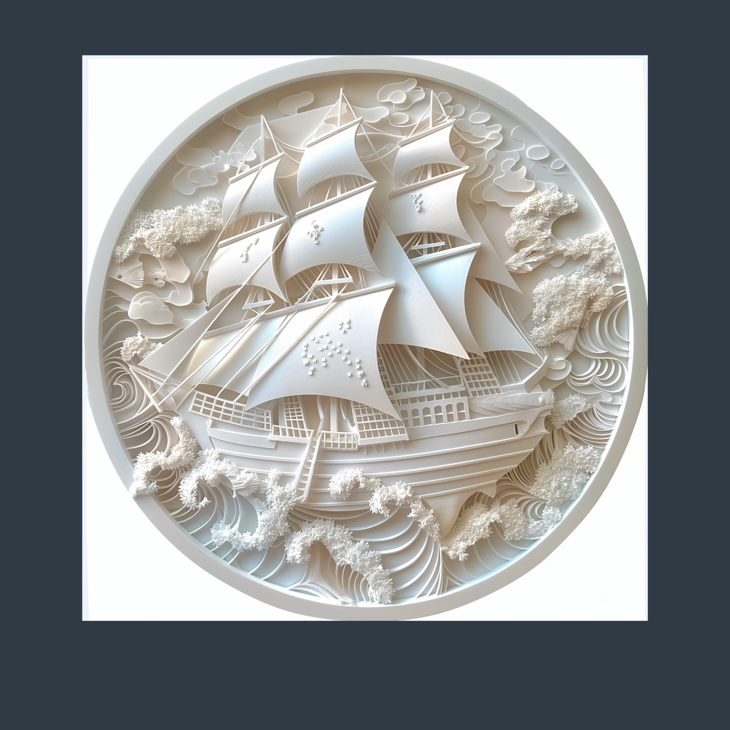 Filigree Heirloom Ship – 1920 Maritime Museum Edition