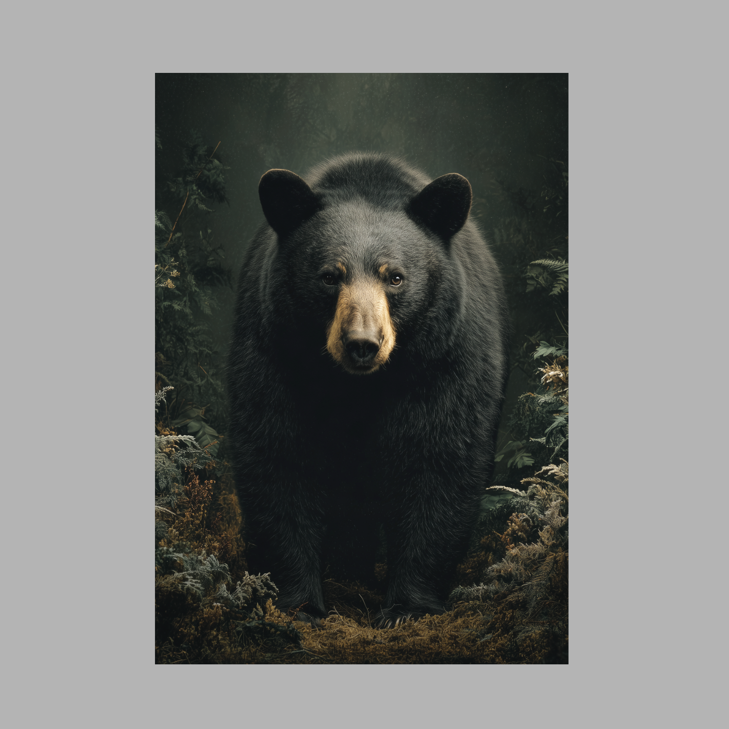 Cinematic Wildlife Art T-Shirt — Atmospheric Animal Portrait