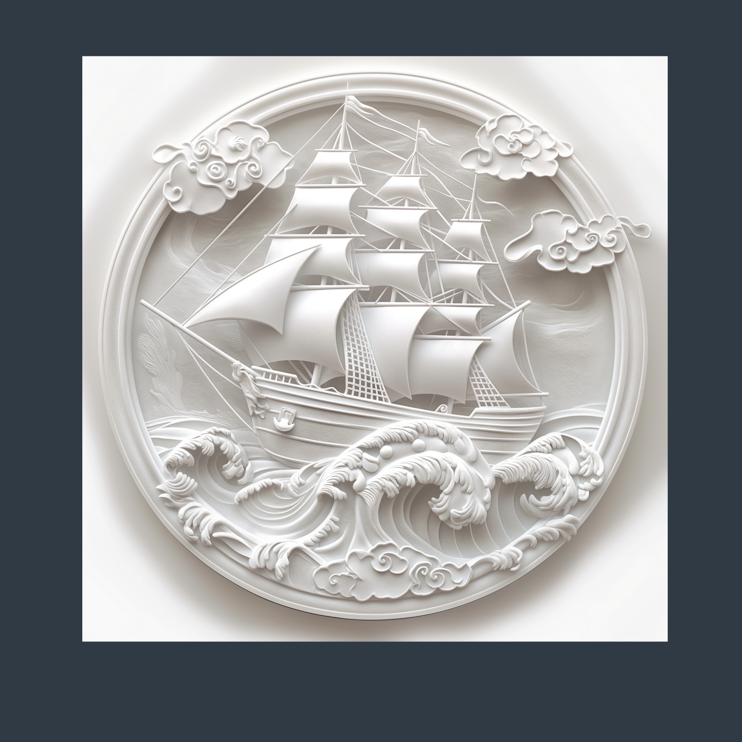 Filigree Heirloom Ship – 1920 Maritime Museum Edition