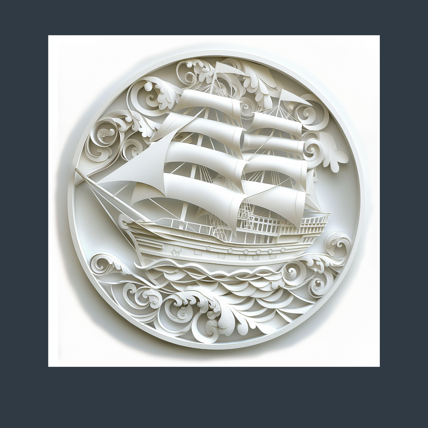 Filigree Heirloom Ship – 1920 Maritime Museum Edition