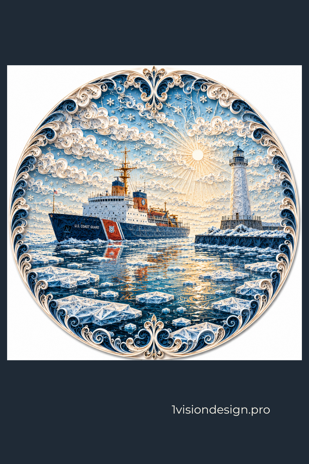 Harbor Ice – Great Lakes Coast Guard Icebreaker | Bella + Canvas 3010