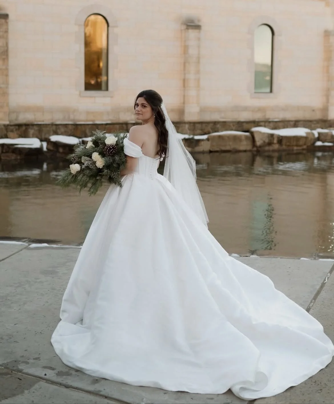 Dreaming of a winter wedding? Our expert hair &amp; makeup team will make sure you shine bright through the snow. Book now to secure your spot ❄️ #texasweddings #dfw #fortworth #bridalinspo #winterweddings #bridalmakeup #bridalhairdo #weddinghairandm