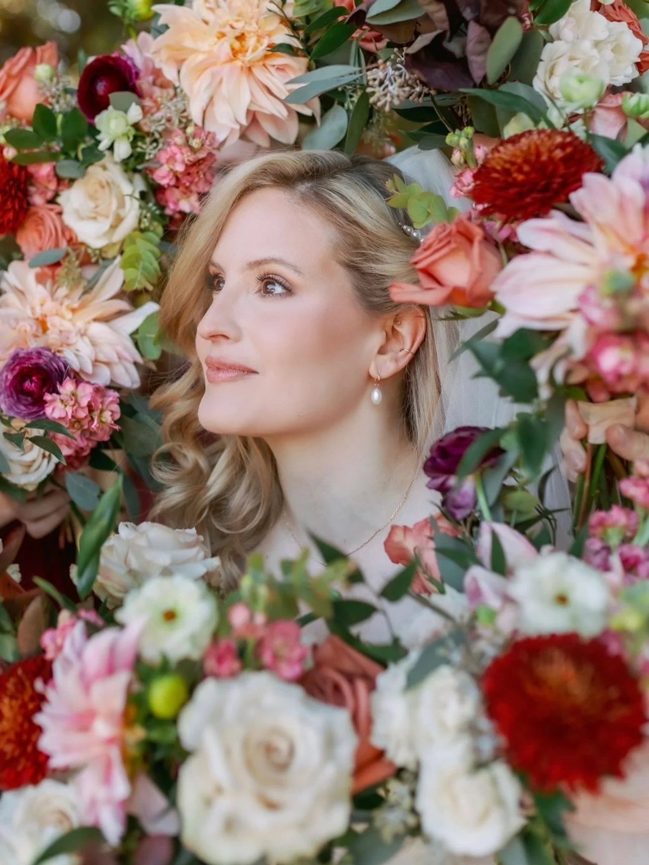 Does it get more romantic than this? 💐✨🌹

She said yes to forever, now it&rsquo;s time to say yes to feeling your most beautiful.

This bridal look was all about soft glam, timeless texture, and enhancing what was already there. That&rsquo;s the Pr