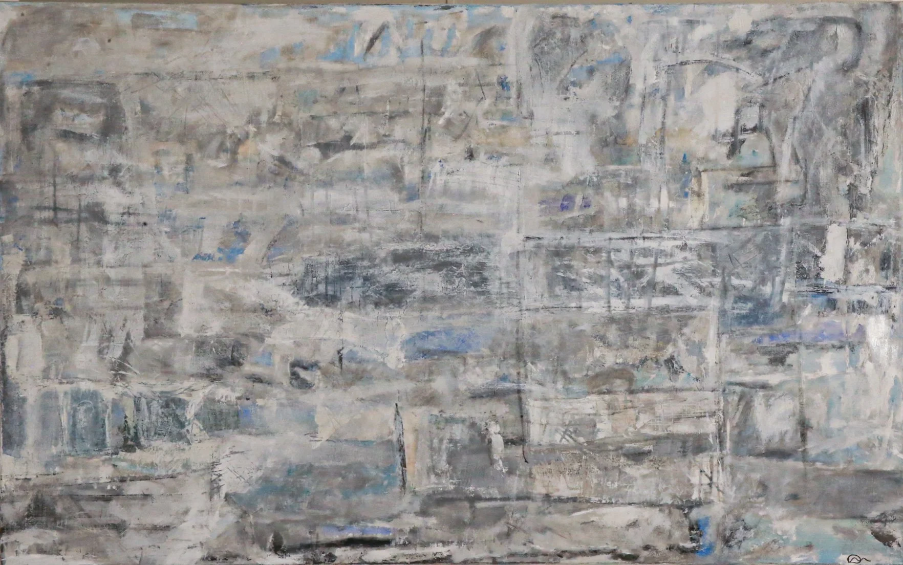  Riffle, 2022 
 30" x 48" 
 Acrylic 
 Sold 