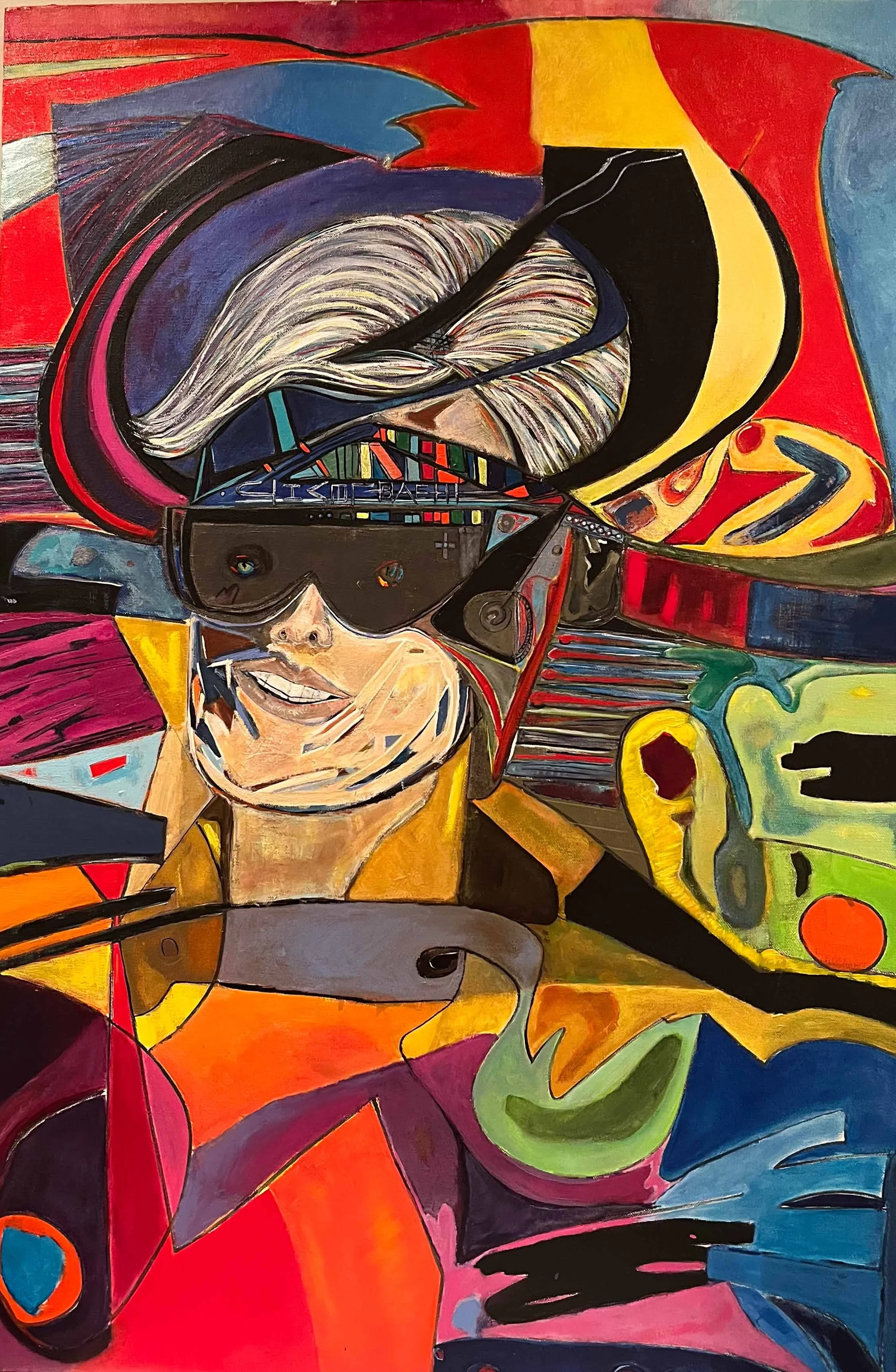  The Surfer, 2017 
 36" x 24" 
 Acrylic 
 Sold 