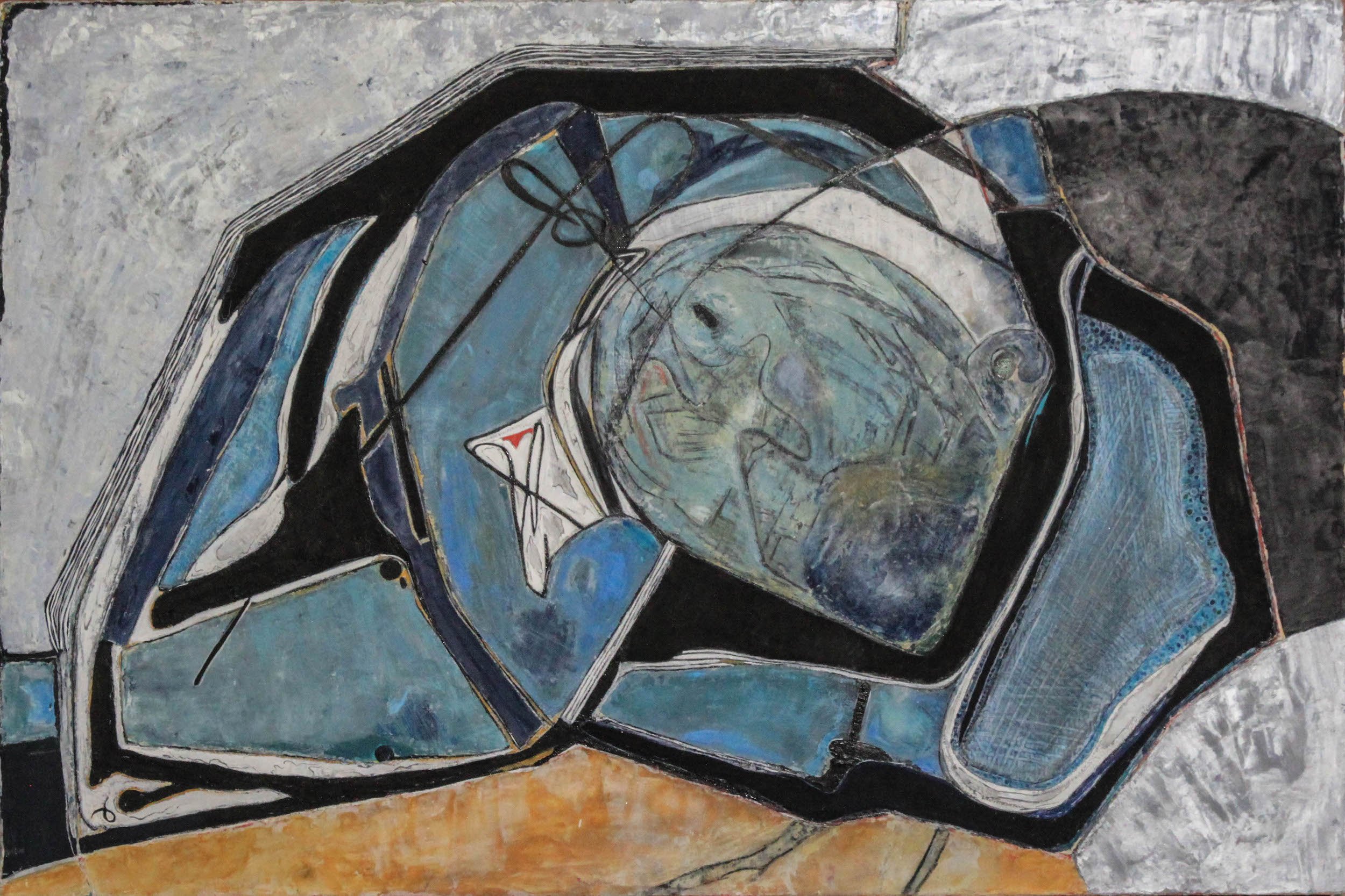  Contemplation, 2023 
 20"x 30" 
 Mixed Media 
 View In Room 