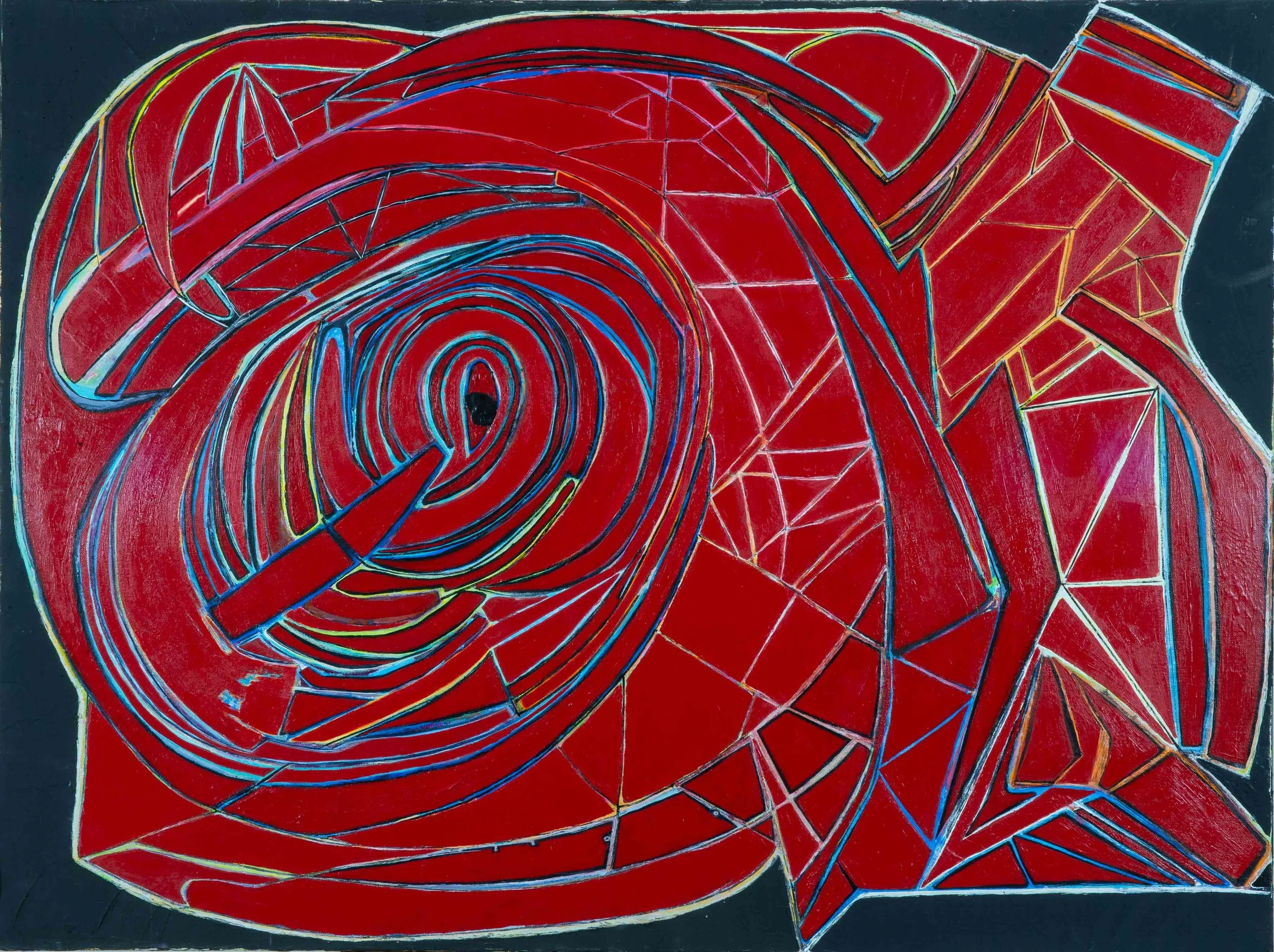  Inside the Rose, 2015 
 30" x 40" 
 Oil & Acrylic 
 Inquire 