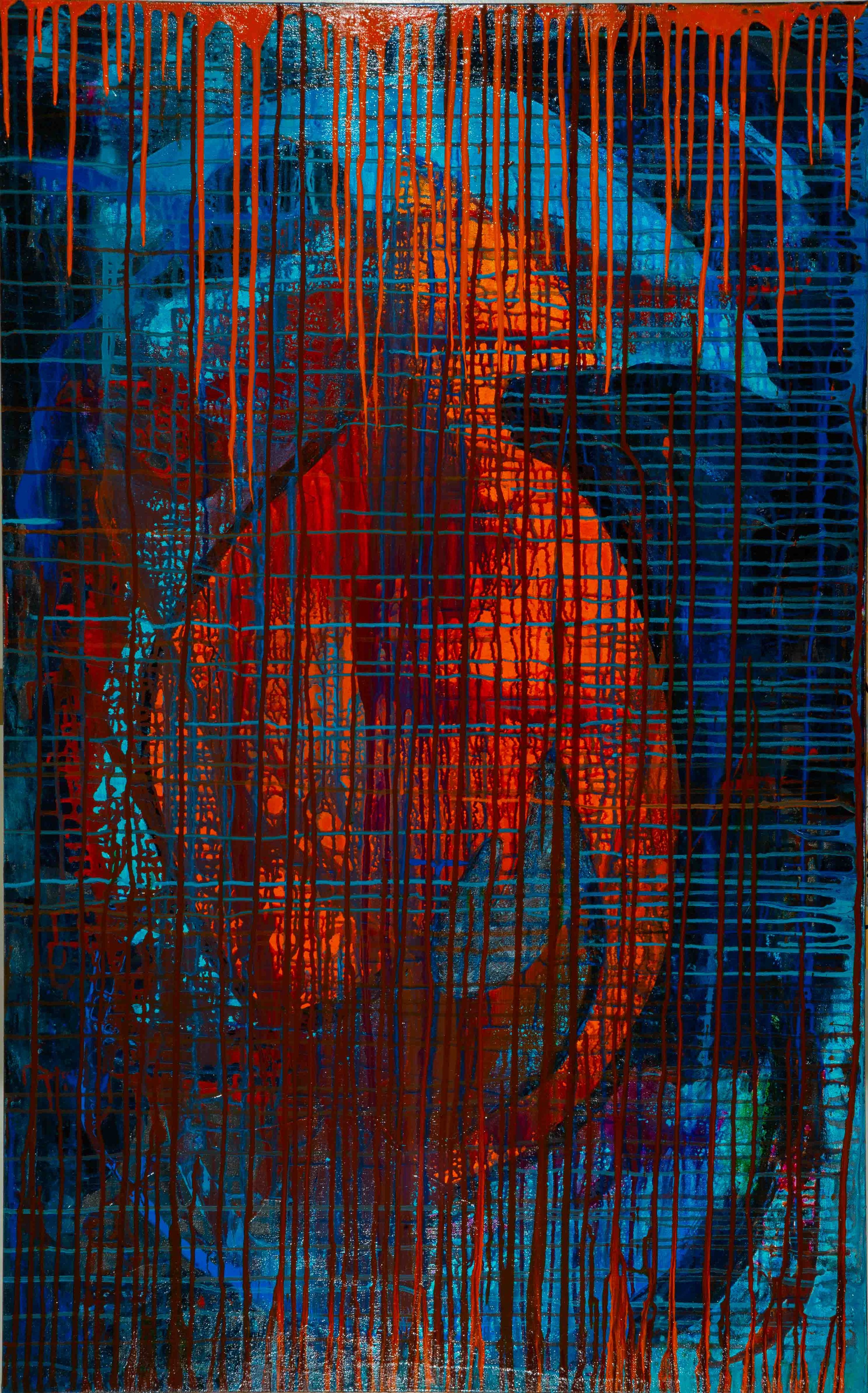 Heartbeat, 2026 
  48" x 30" 
 Mixed Media 