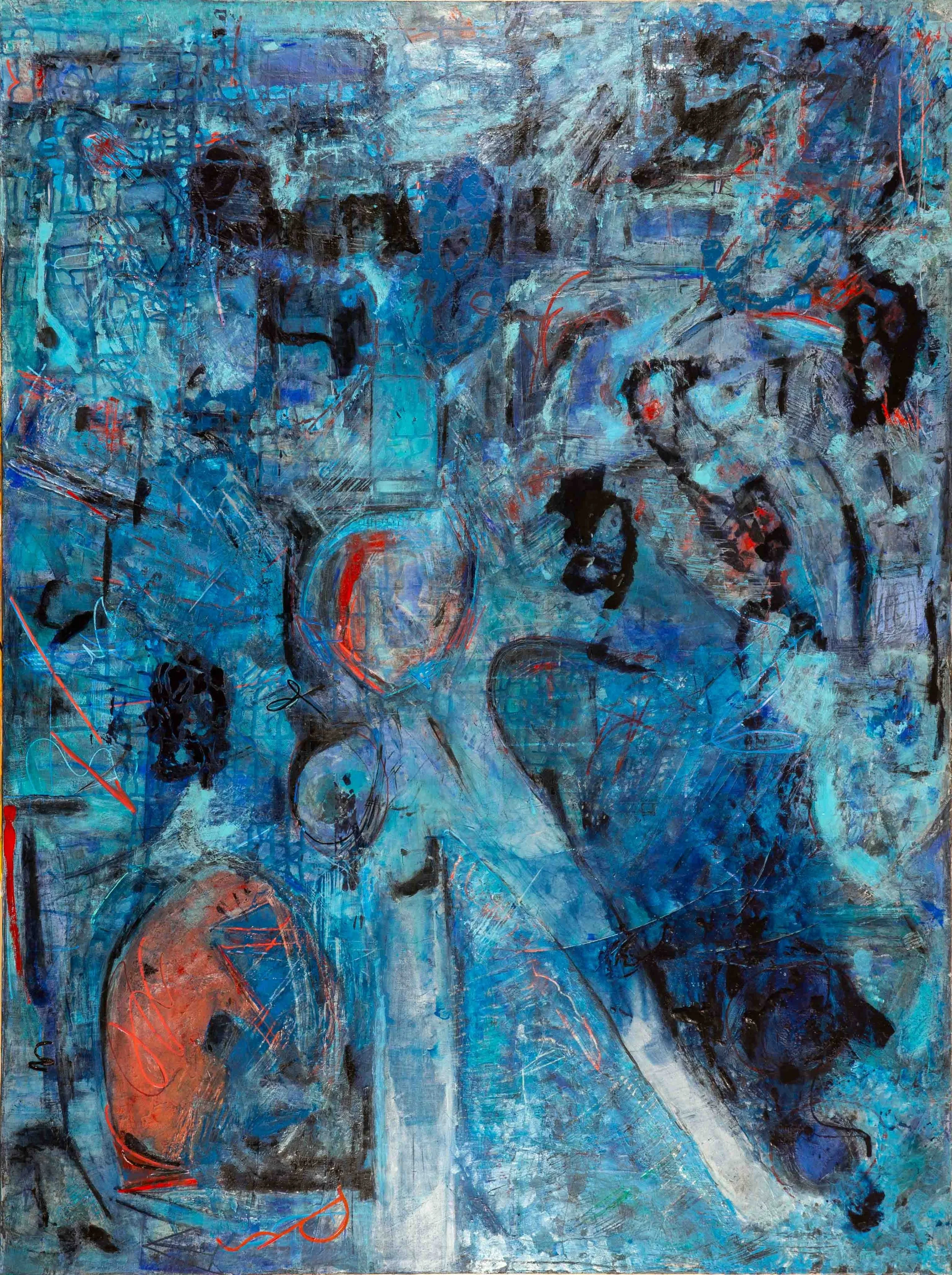  Audience, 2026 
  48" x 36" 
 Mixed Media 
 View In Room 