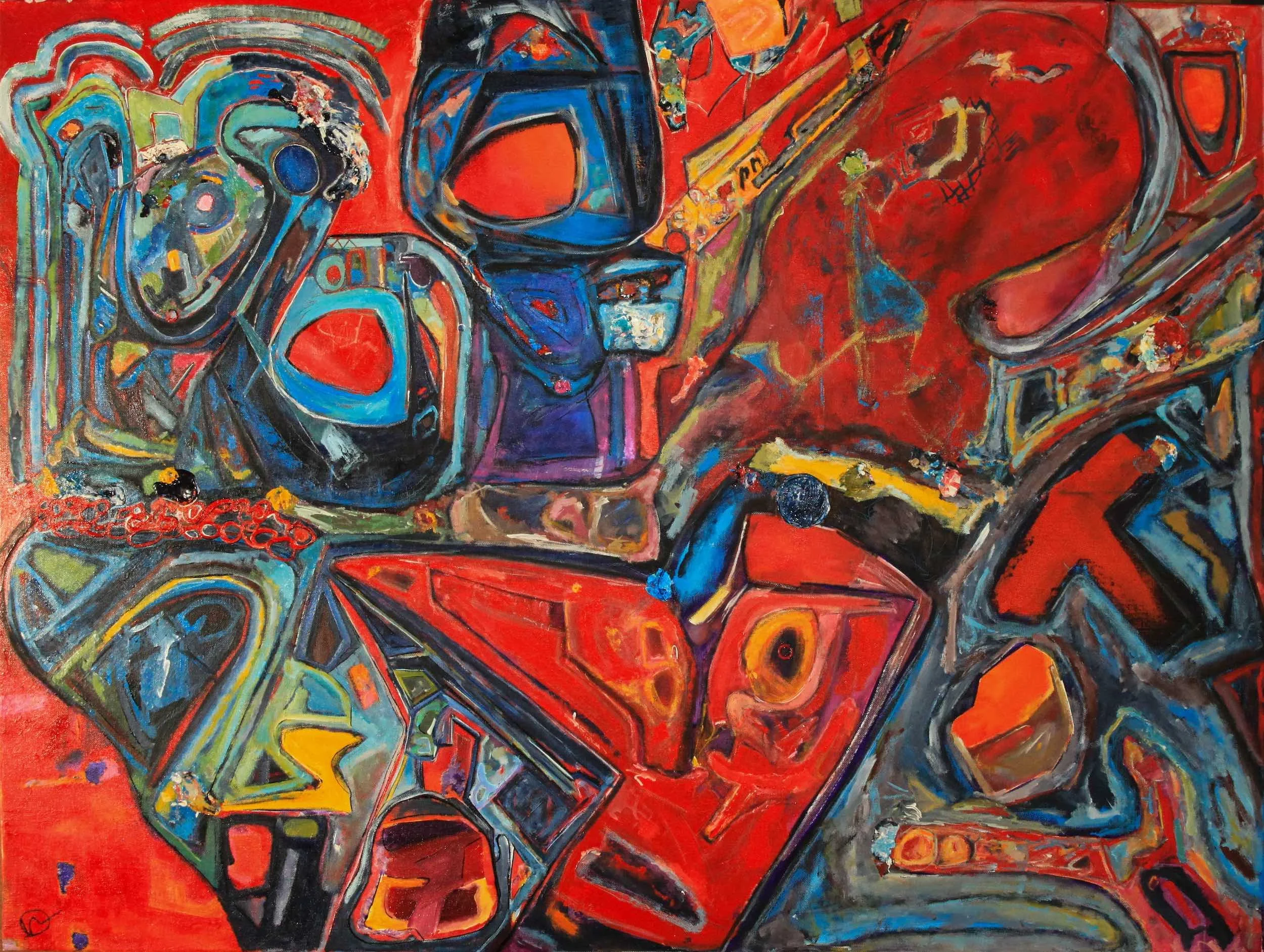  The Teacher, 2016 
 36" x 48" 
 Acrylic 
 Inquire 