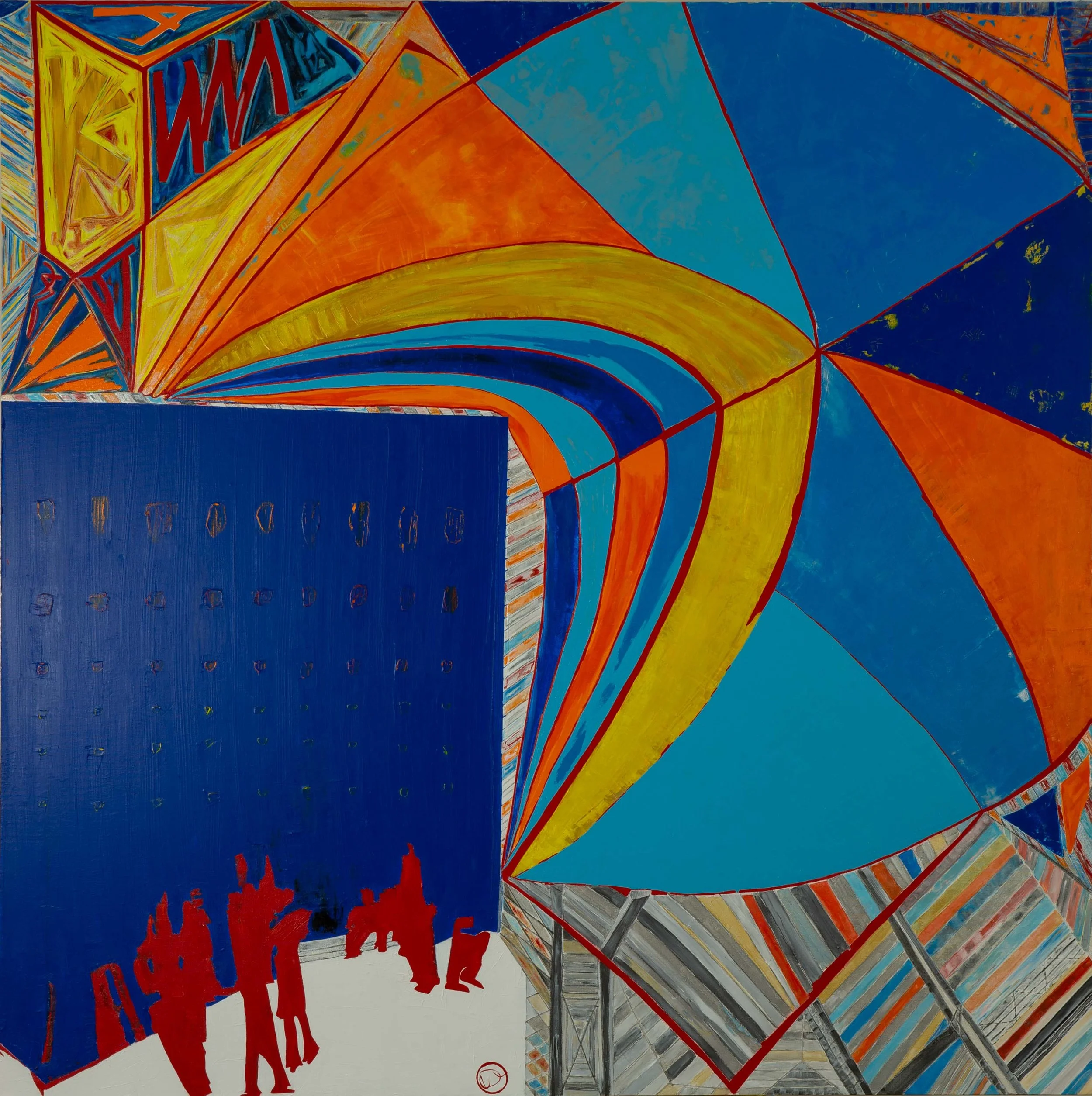  Parachute, 2014 
 54" x 54" 
 Acrylic 
 View In Room 
