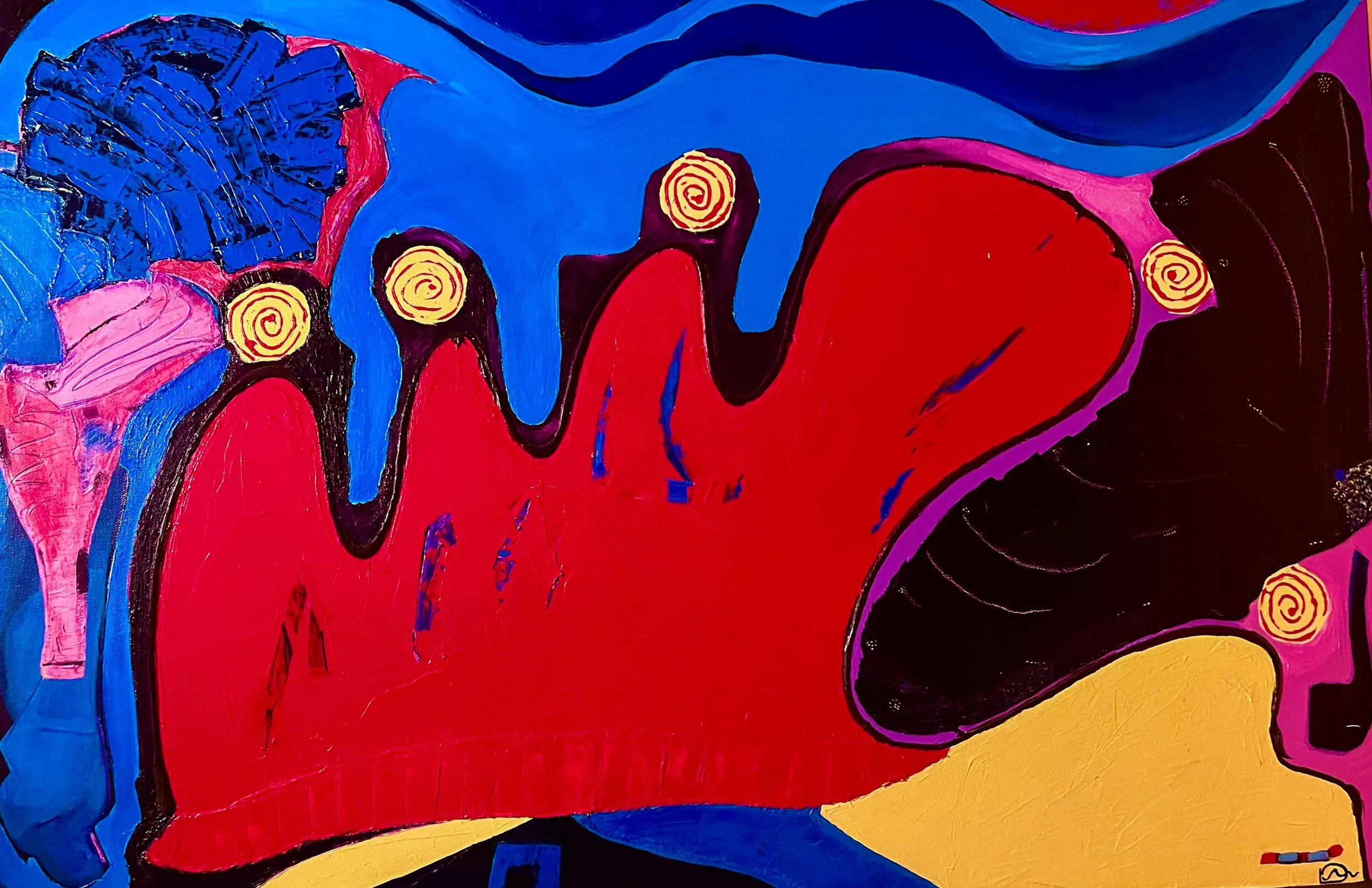  Jester, 2011 
 24" x 36" 
 Acrylic 
 Sold 