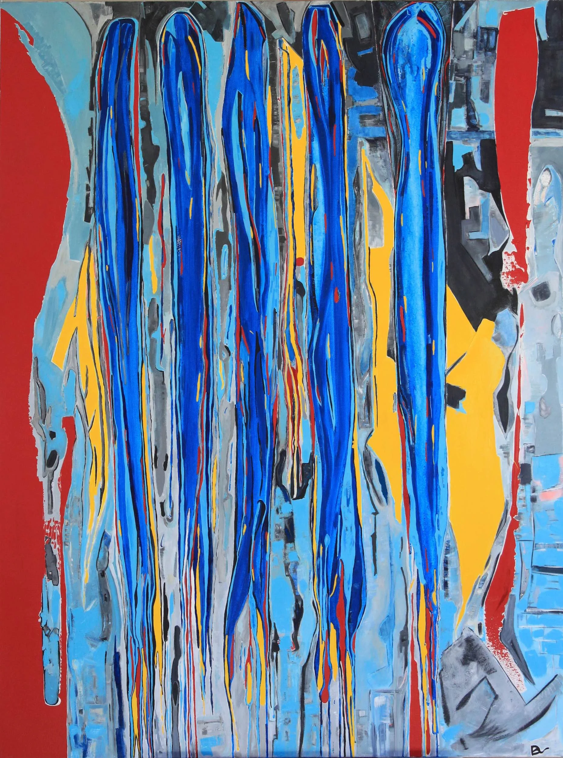  Drip II, 2014 
 36" x 48" 
 Acrylic 
 Inquire 