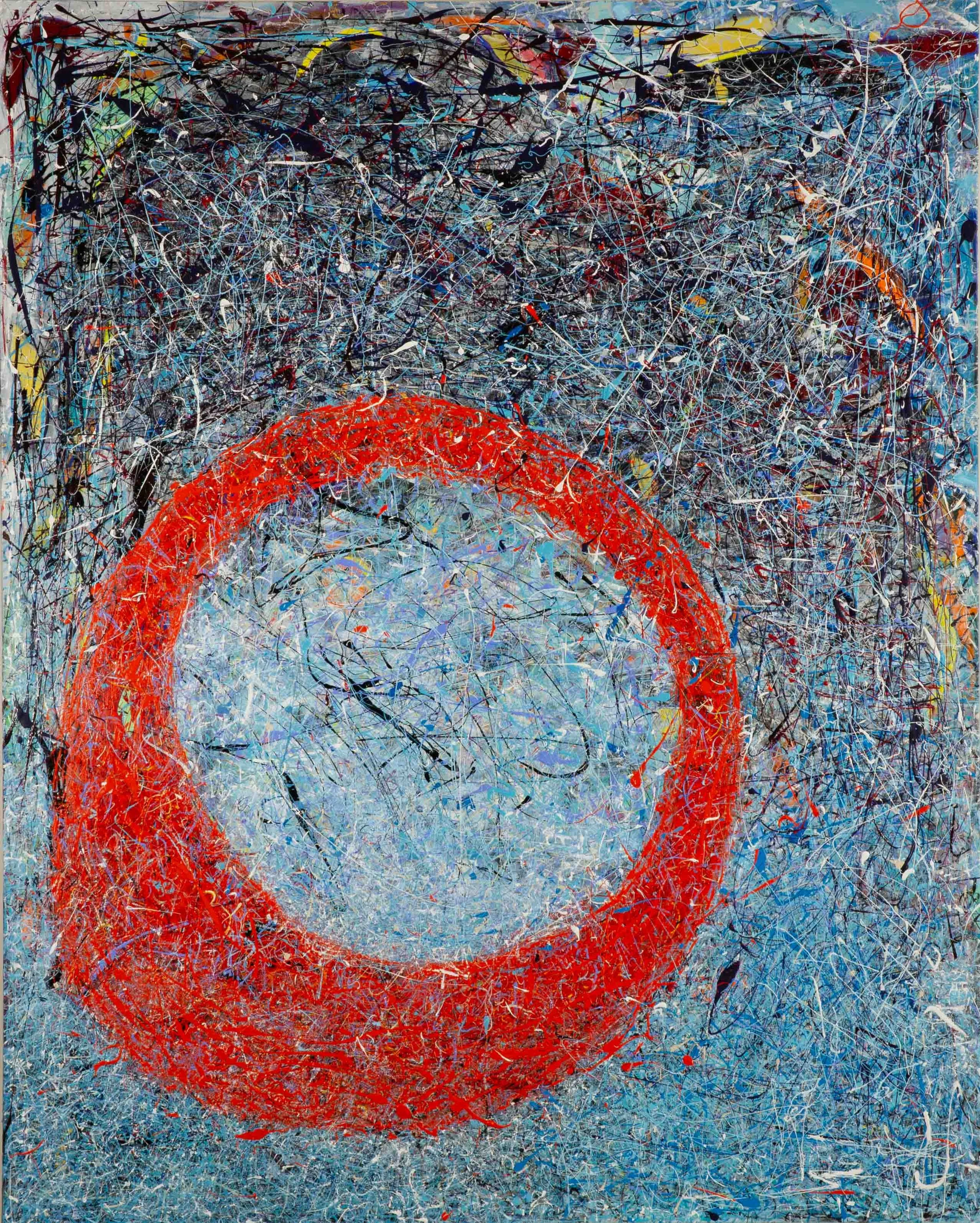  Escape, 2021 
 60" x 48" 
 Acrylic 