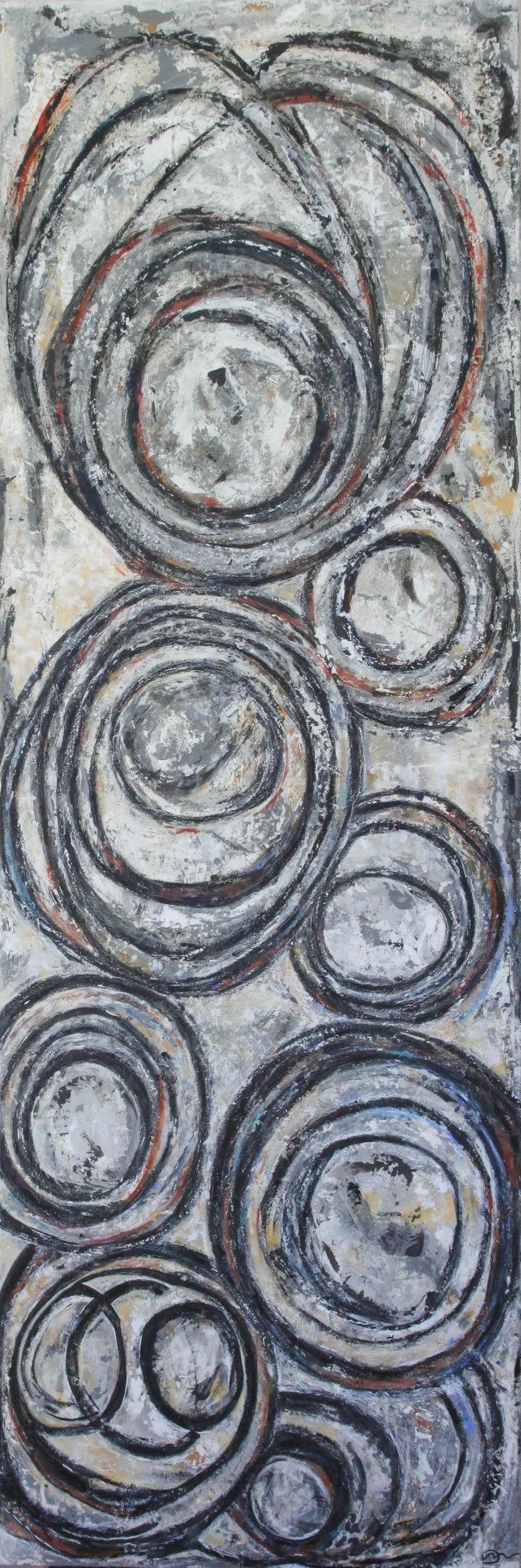  Look Up, 2023 
 72" x 24" 
 Mixed Media 
 Sold 