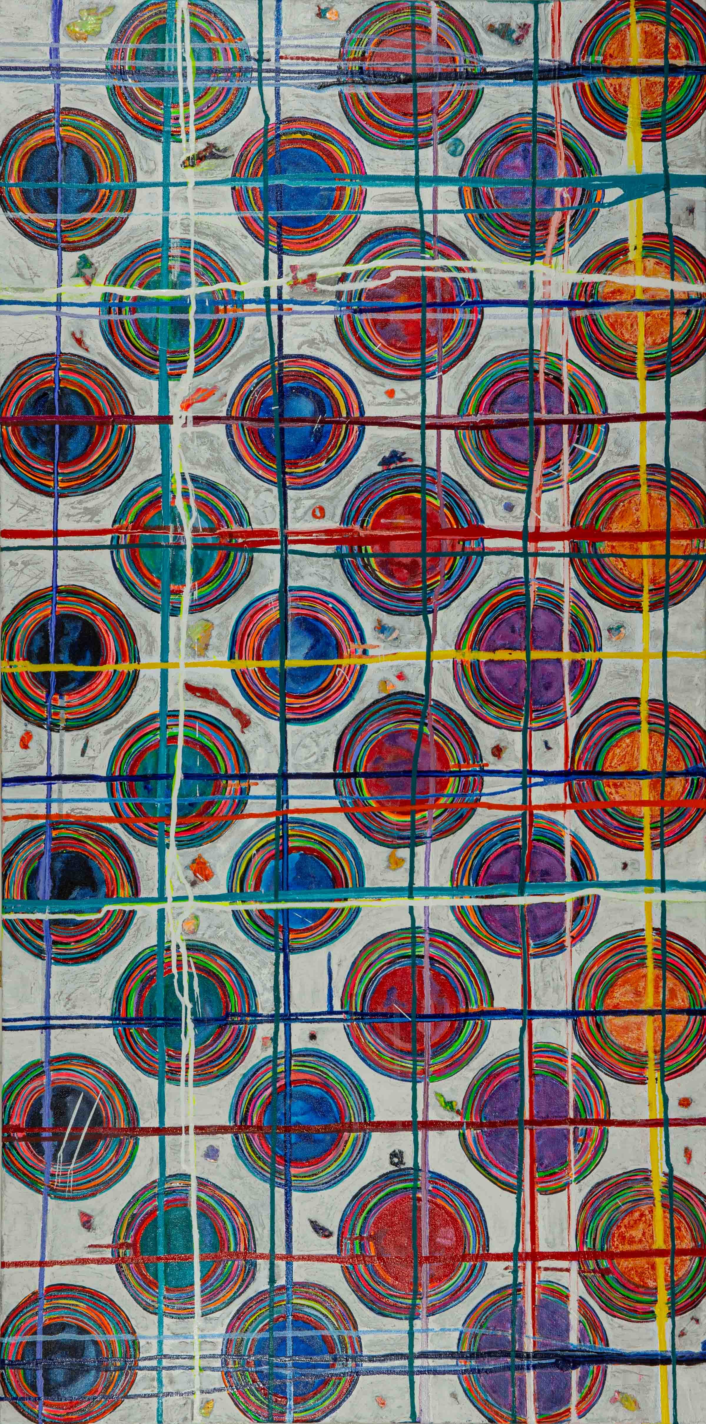  Yarn Fence, 2024 
 48" x 24" 
 Mixed Media 
 View In Room