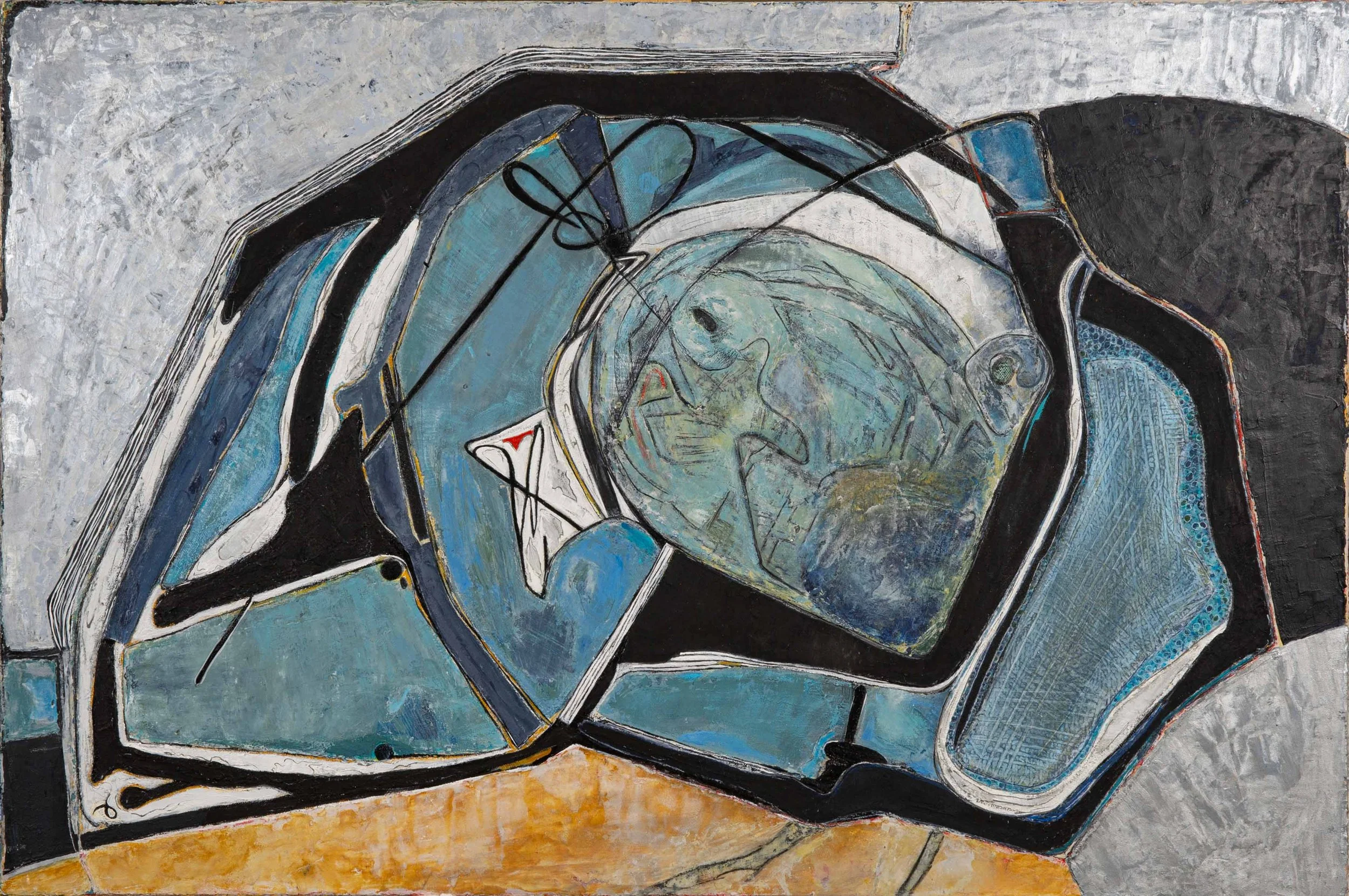  Contemplation, 2023 
 20"x 30" 
 Mixed Media 