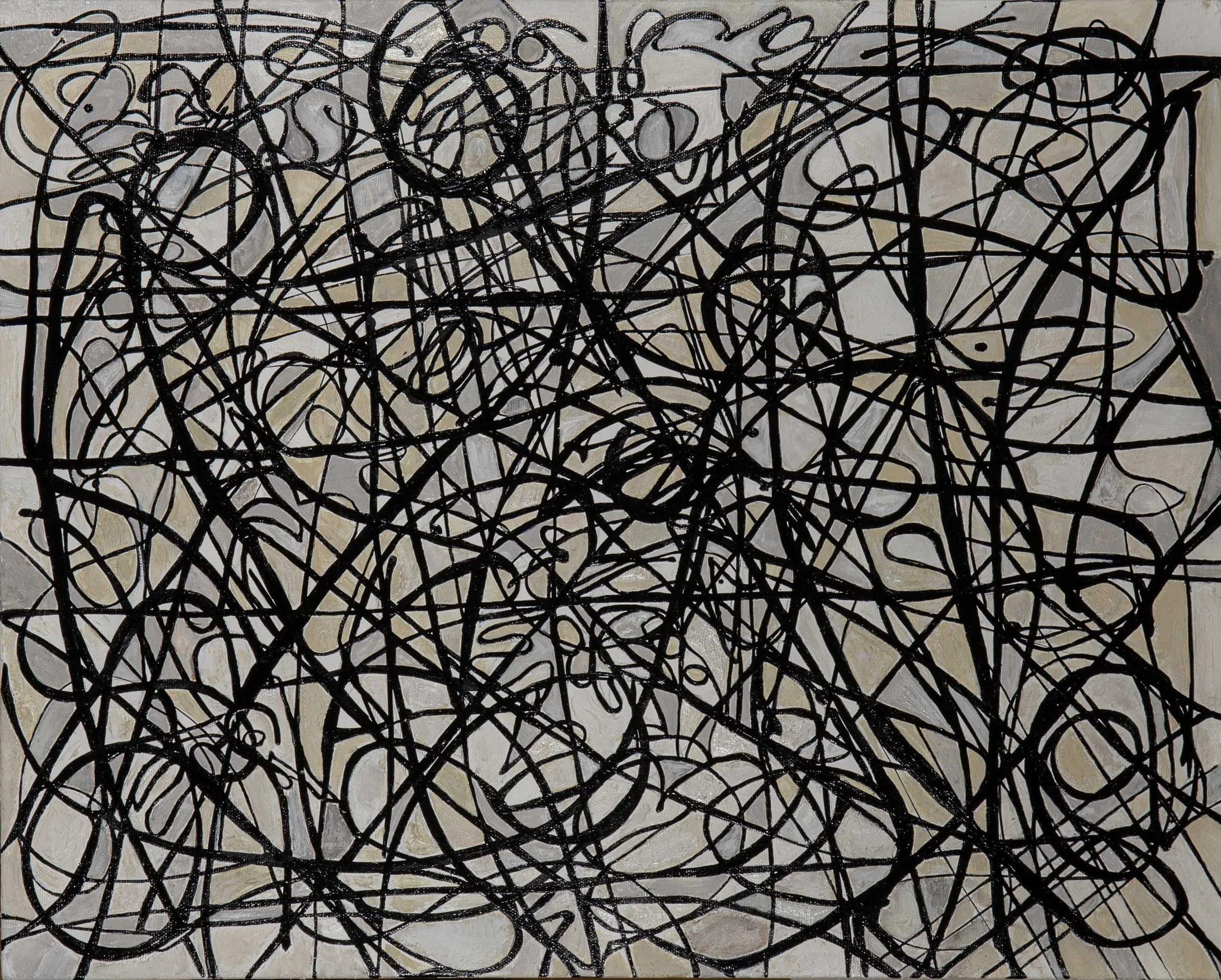  The Stylist, 2025 
 16" x 20" 
 Mixed Media 
 View In Room 