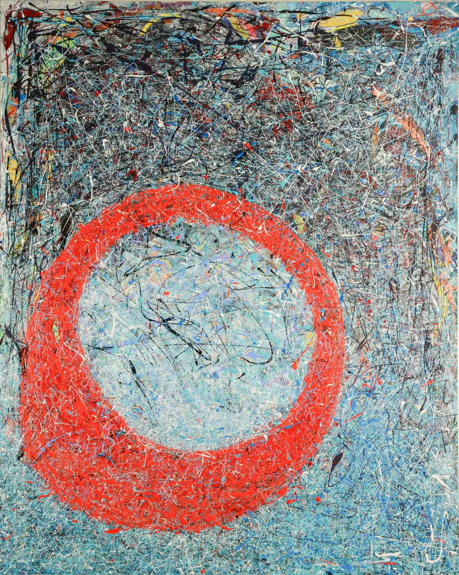  Escape, 2021 
 60" x 48" 
 Acrylic 
 View In Room 