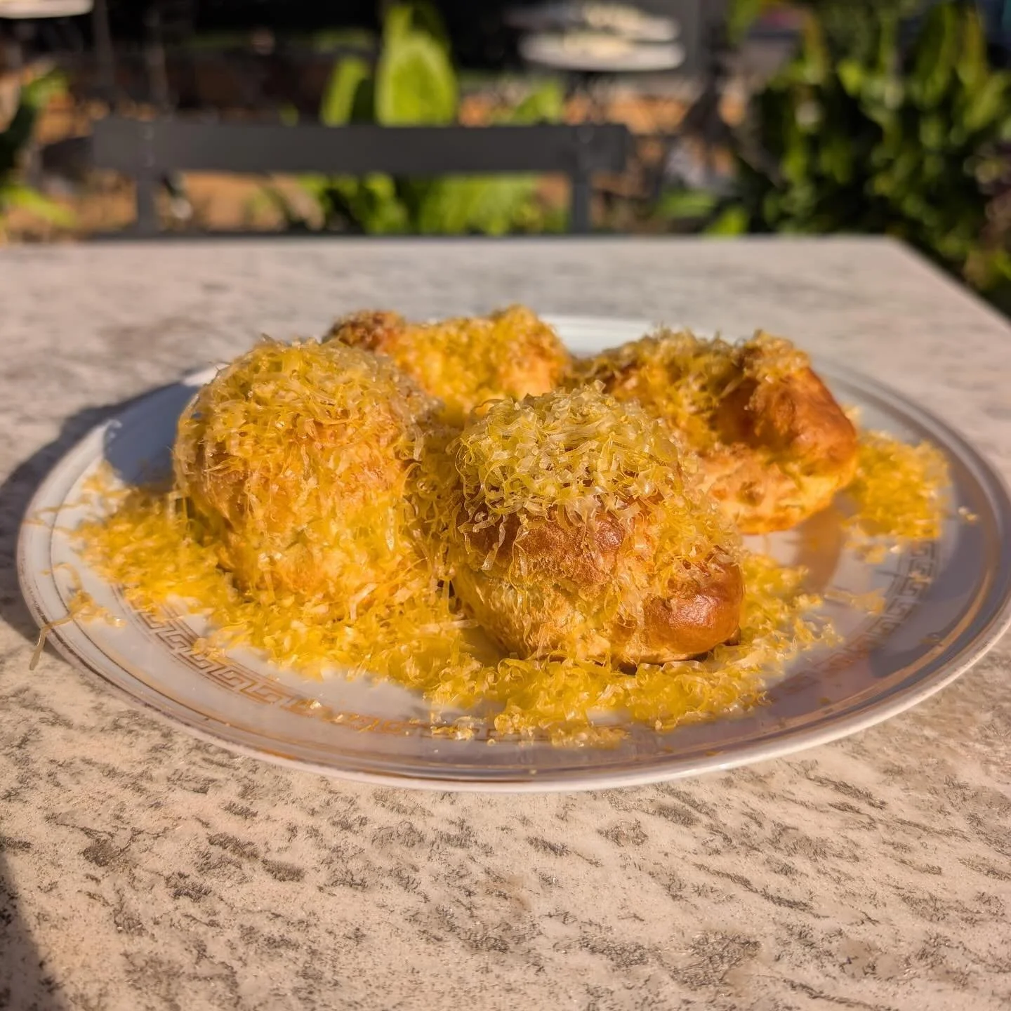 One can never have enough cheese, just ask the French 😉 Our gougeres are now filled and topped with Mimolette. A total luxury in one bite. 

Enjoy by the piece, along with our other snacks, during Spritz hour from 5-6pm nightly.