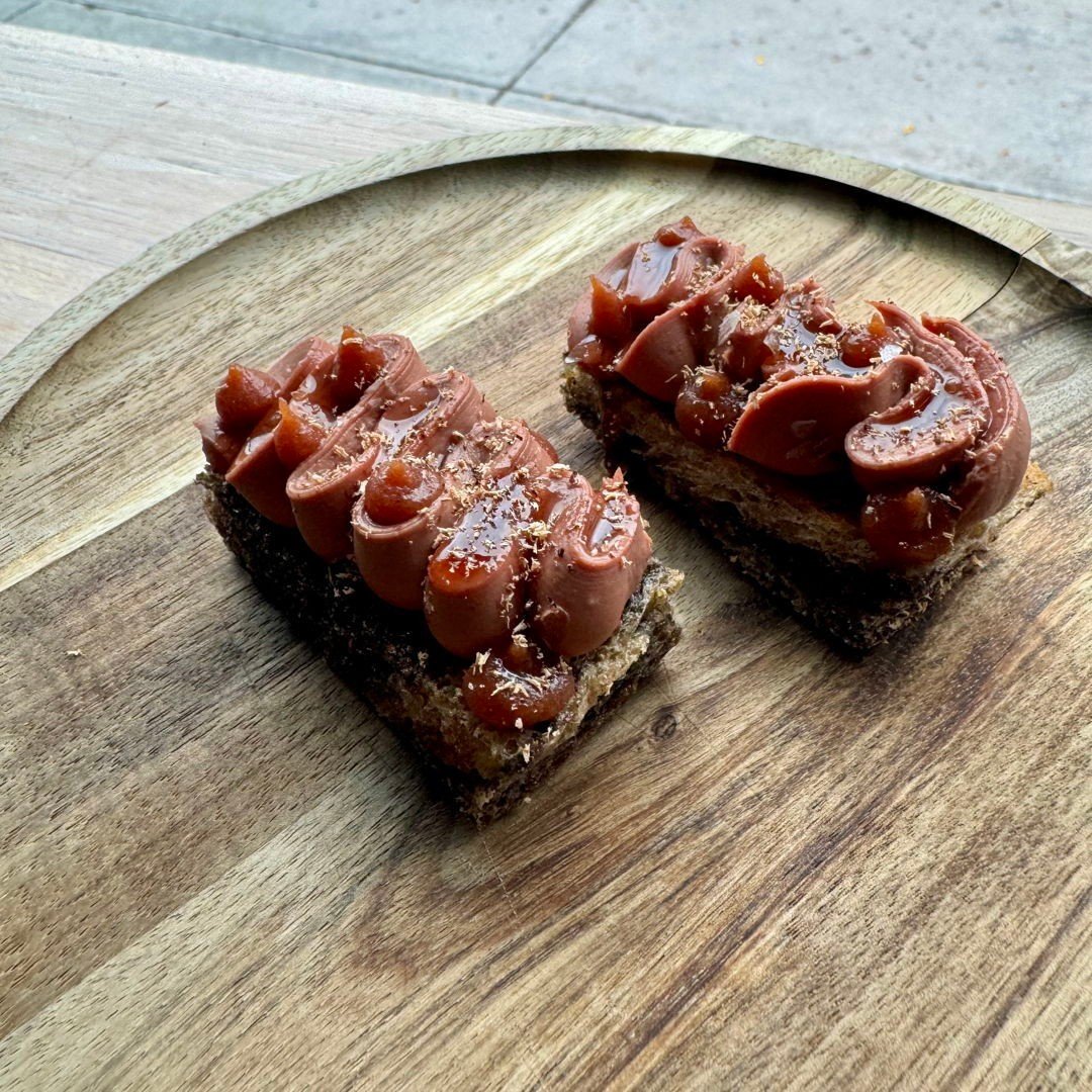 Two new fall-inspired snacks hit the menu this Friday. 

1. Duck liver mousse, toasted rye bread, smoked dates and bourbon molasses 
2. Crispy potatoes topped with bacon cream and mimolette cheese 

We're open on Halloween, reservations available for