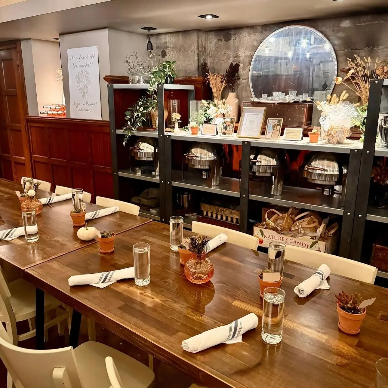 Host your next special occasion at The Cellar at Winslow's Table. Enjoy customizable packages for breakfast, lunch, and dinner and seating for up to 32 guests. Secure your fall &amp; holiday dates now! Link in bio. 

#eventspace #privateevents #babys