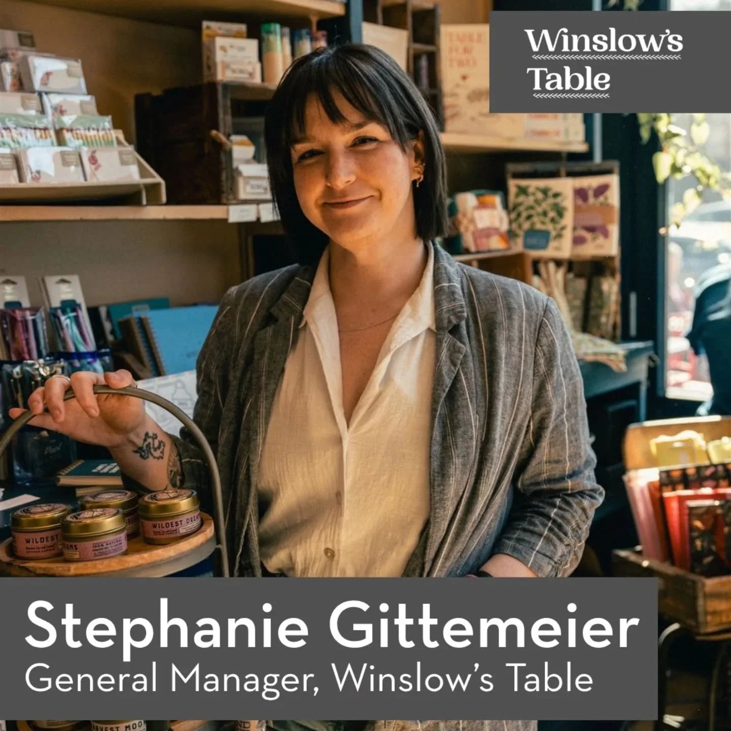 We asked each woman in leadership with @takeroothospitality to share their reflections &amp; observations on their role and career. Learn what Winslow&rsquo;s Table&rsquo;s General Manager, Stephanie Gittemeier, had to say.