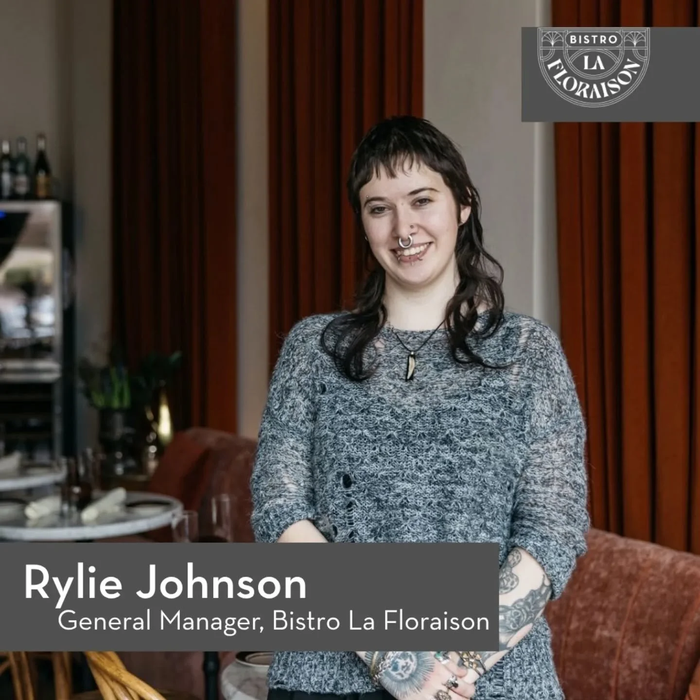 We asked each woman in leadership with @takeroothospitality to share their reflections &amp; observations on their role and career. Learn what Bistro La Floraison's General Manager, Rylie Johnson, had to say.